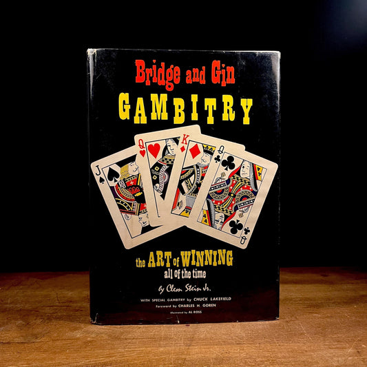 Author Inscribed - Bridge and Gin Gambitry by Clem Stein, Jr. (1963) Vintage Hardcover Book