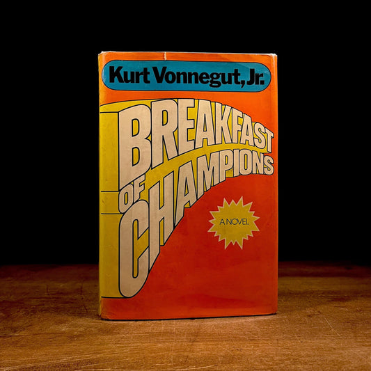 Early Printing - Breakfast of Champions by Kurt Vonnegut (1973) Vintage Hardcover Book