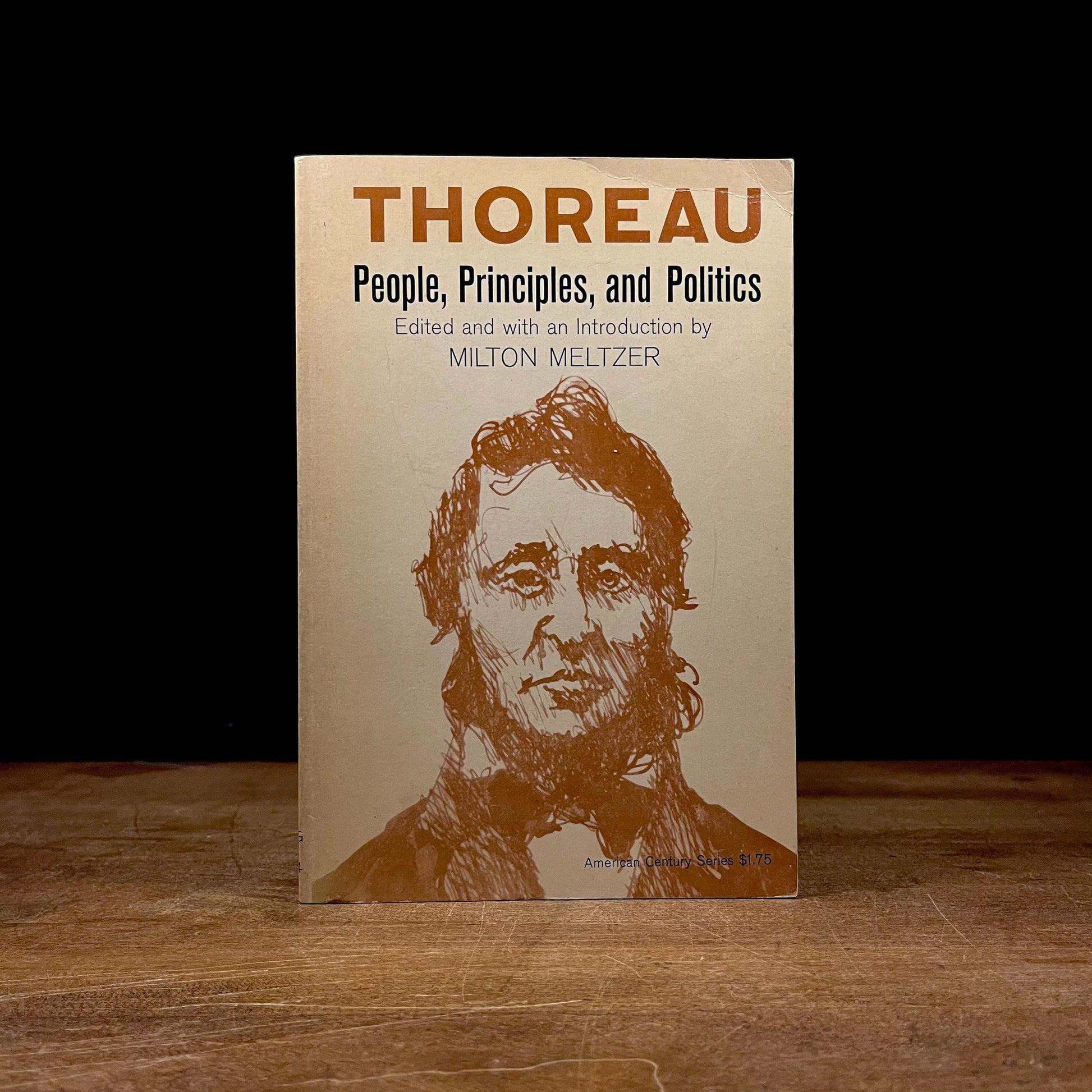 Thoreau: People, Principles, and Politics by Milton Metzler (1963) Vintage Paperback Book