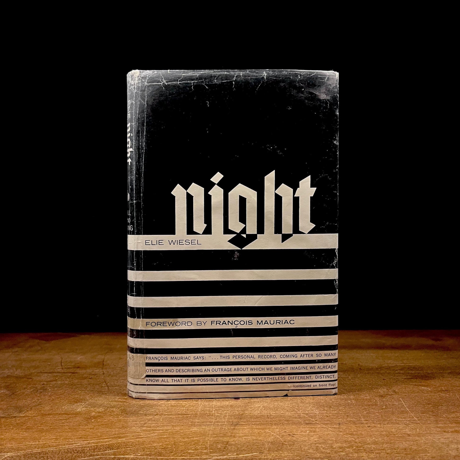 First Printing - Night by Elie Wiesel (First American Edition, 1960) Vintage Hardcover Book