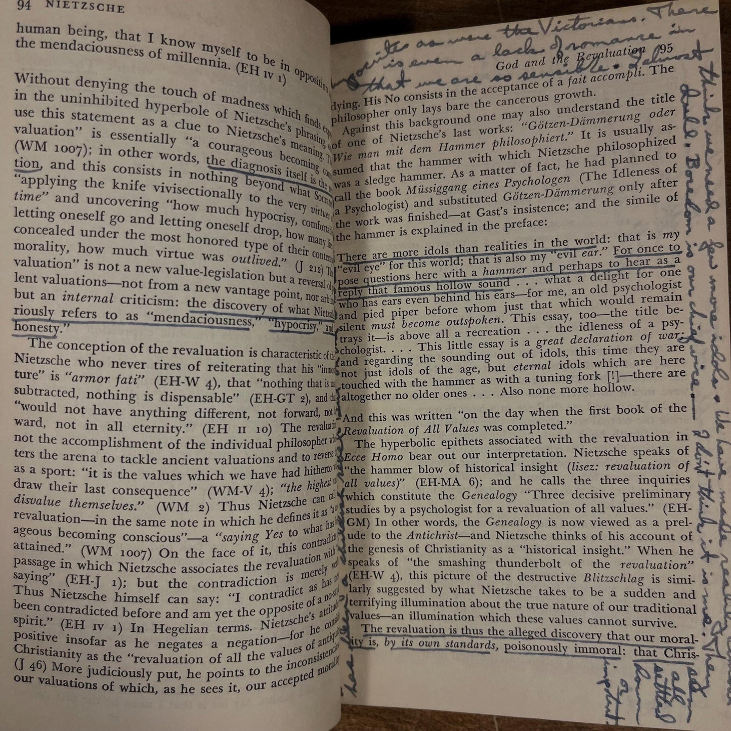 First Meridian Printing - Nietzsche: Philosopher, Psychologist, Antichrist by Walter Kaufmann (1956) Vintage Hardcover Book