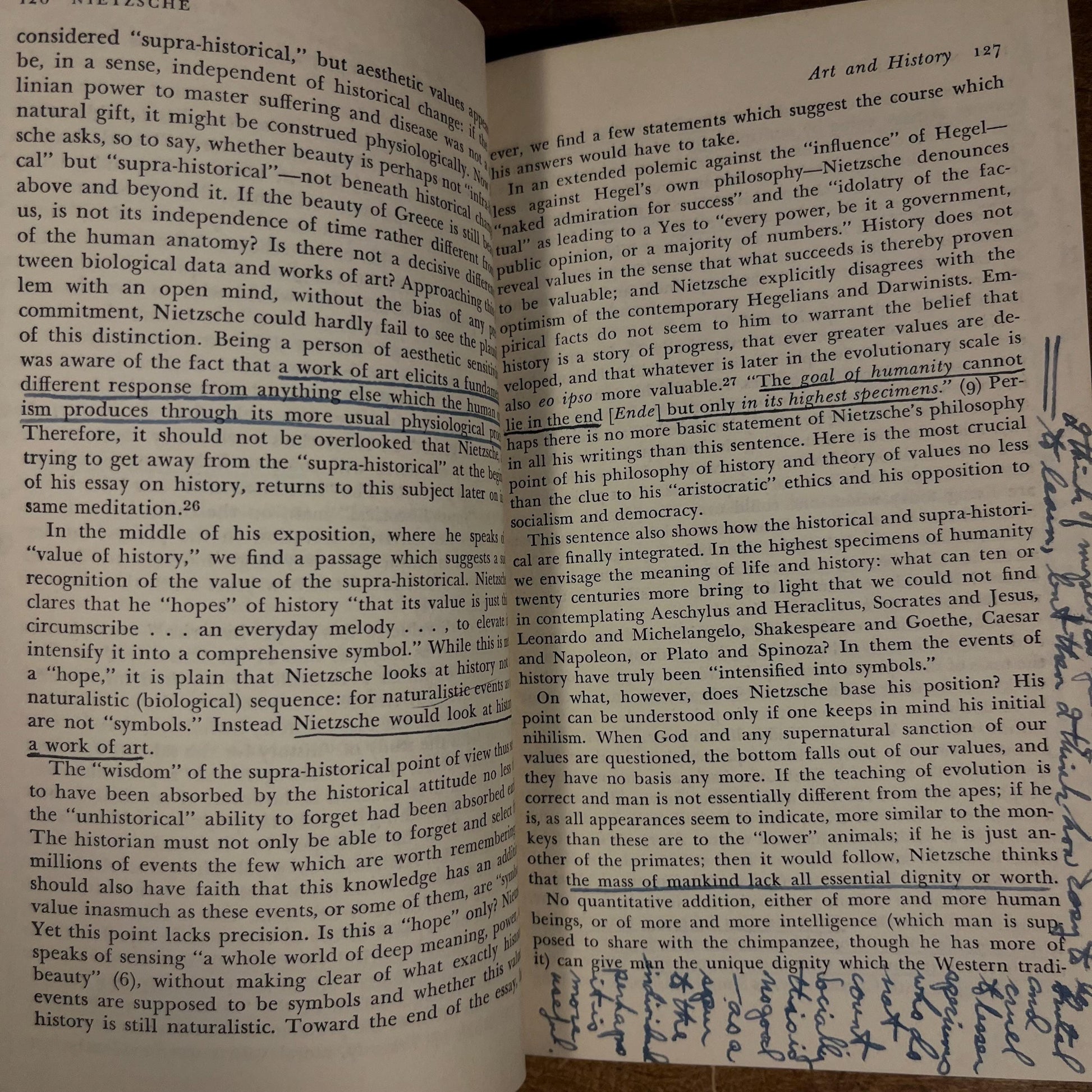 First Meridian Printing - Nietzsche: Philosopher, Psychologist, Antichrist by Walter Kaufmann (1956) Vintage Hardcover Book