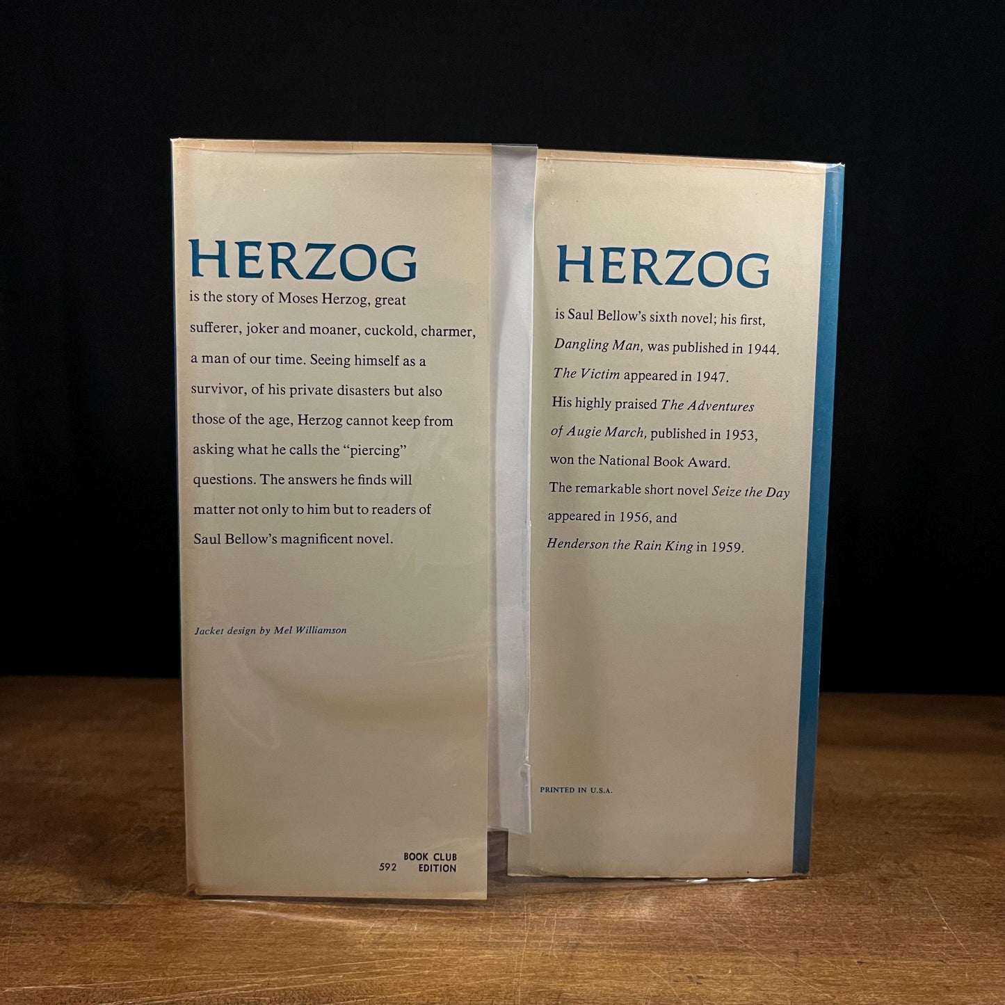 Herzog by Saul Bellow (1964) Vintage Hardcover Book