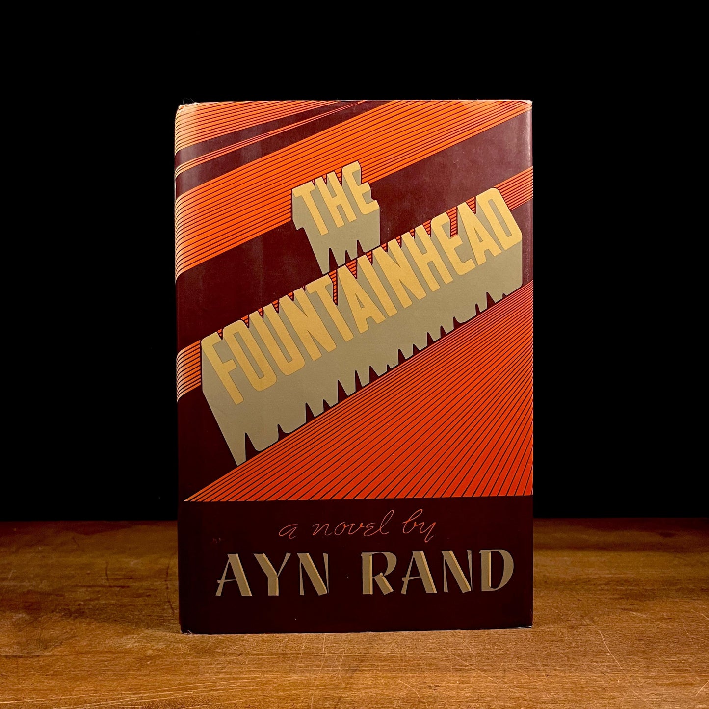 The Fountainhead: A Novel by Ayn Rand (1986) Vintage Hardcover Book