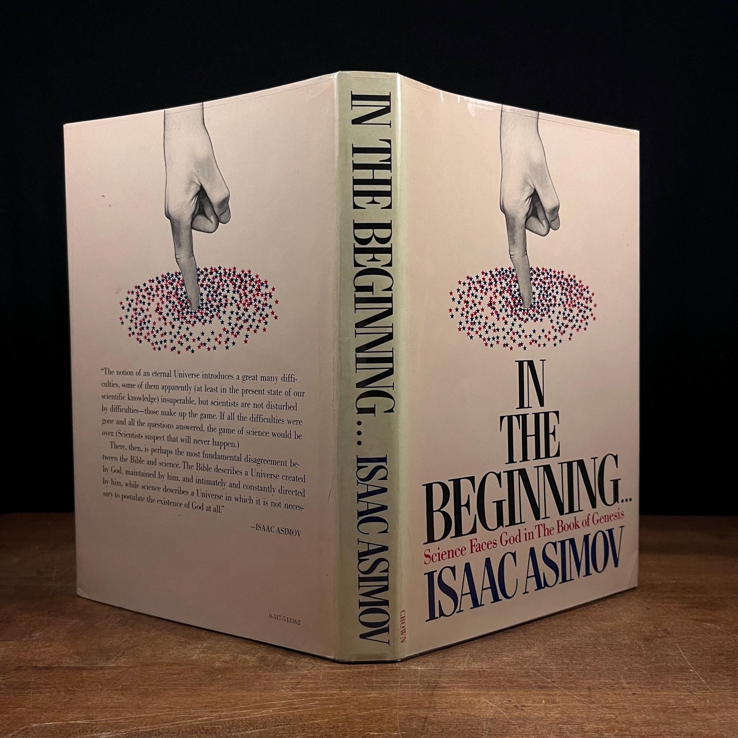 First Printing - In the Beginning by Isaac Asimov (1981) Vintage Hardcover Book