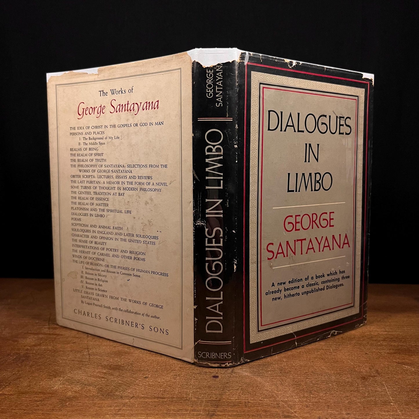 Dialogues in Limbo: With Three New Dialogues by George Santayana (1948) Vintage Hardcover Book