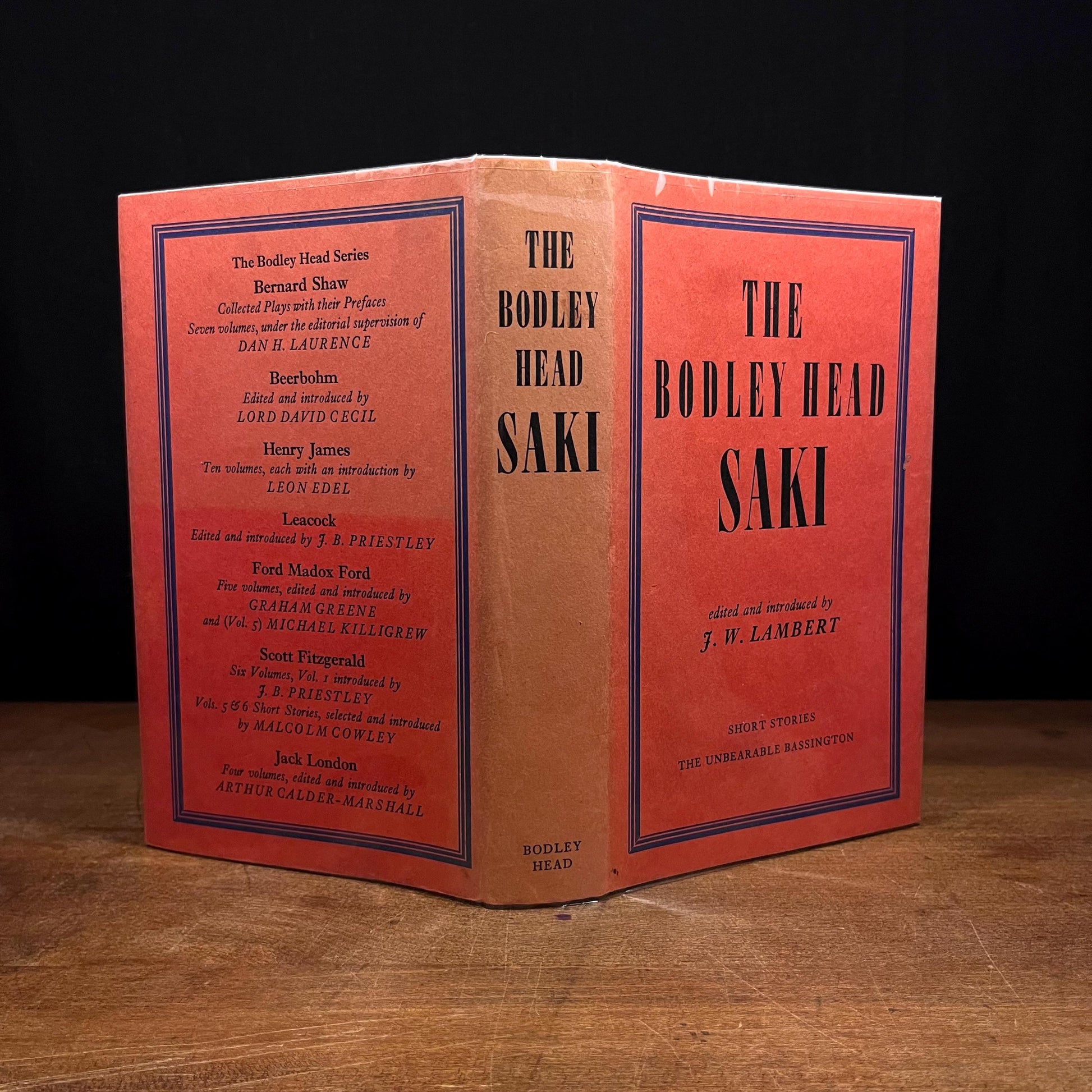 The Bodley Head Saki by J. W. Lambert (1973) Vintage Hardcover Book