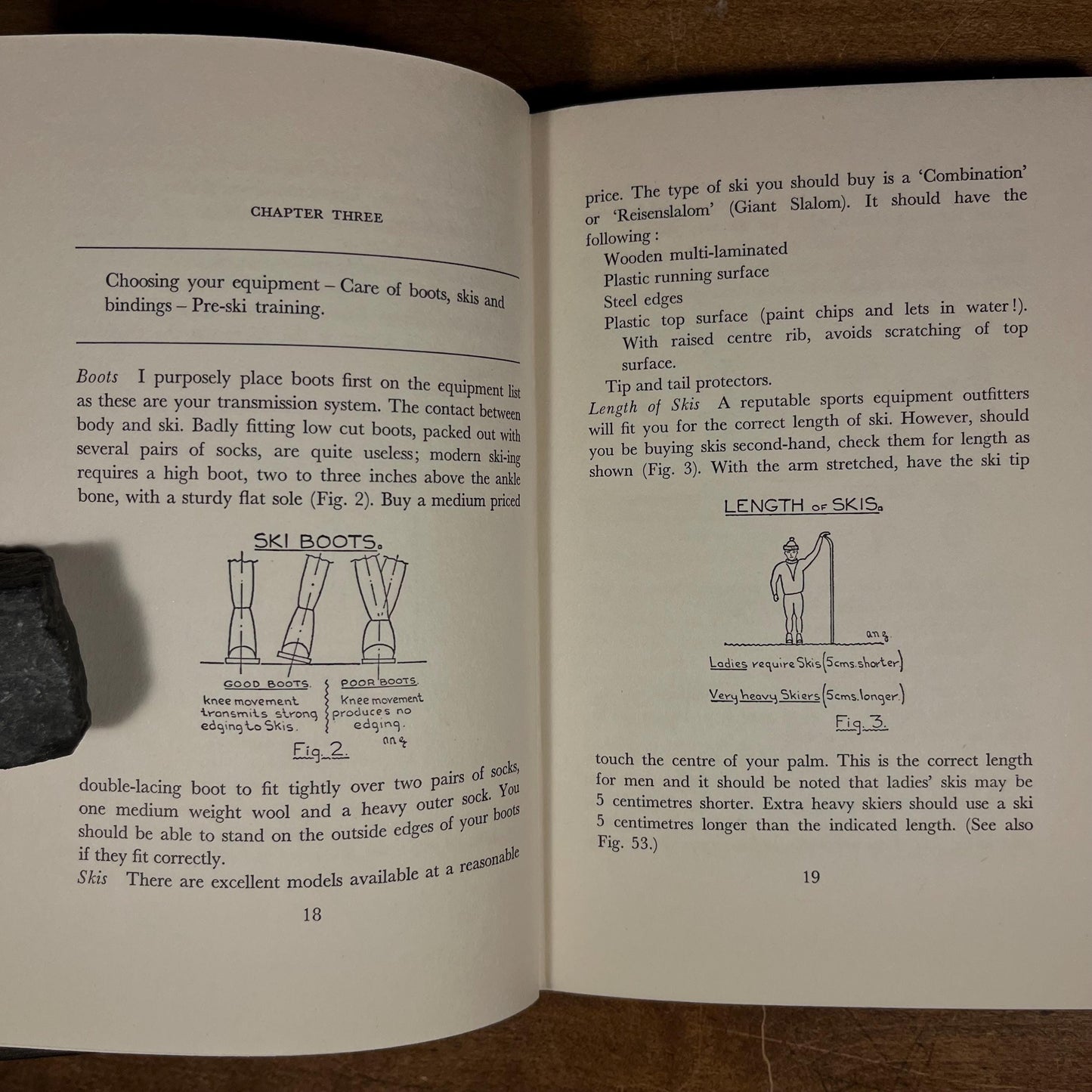 First Printing - Basic Ski-ing by A. Norman Gooding (1966) Vintage Hardcover Book