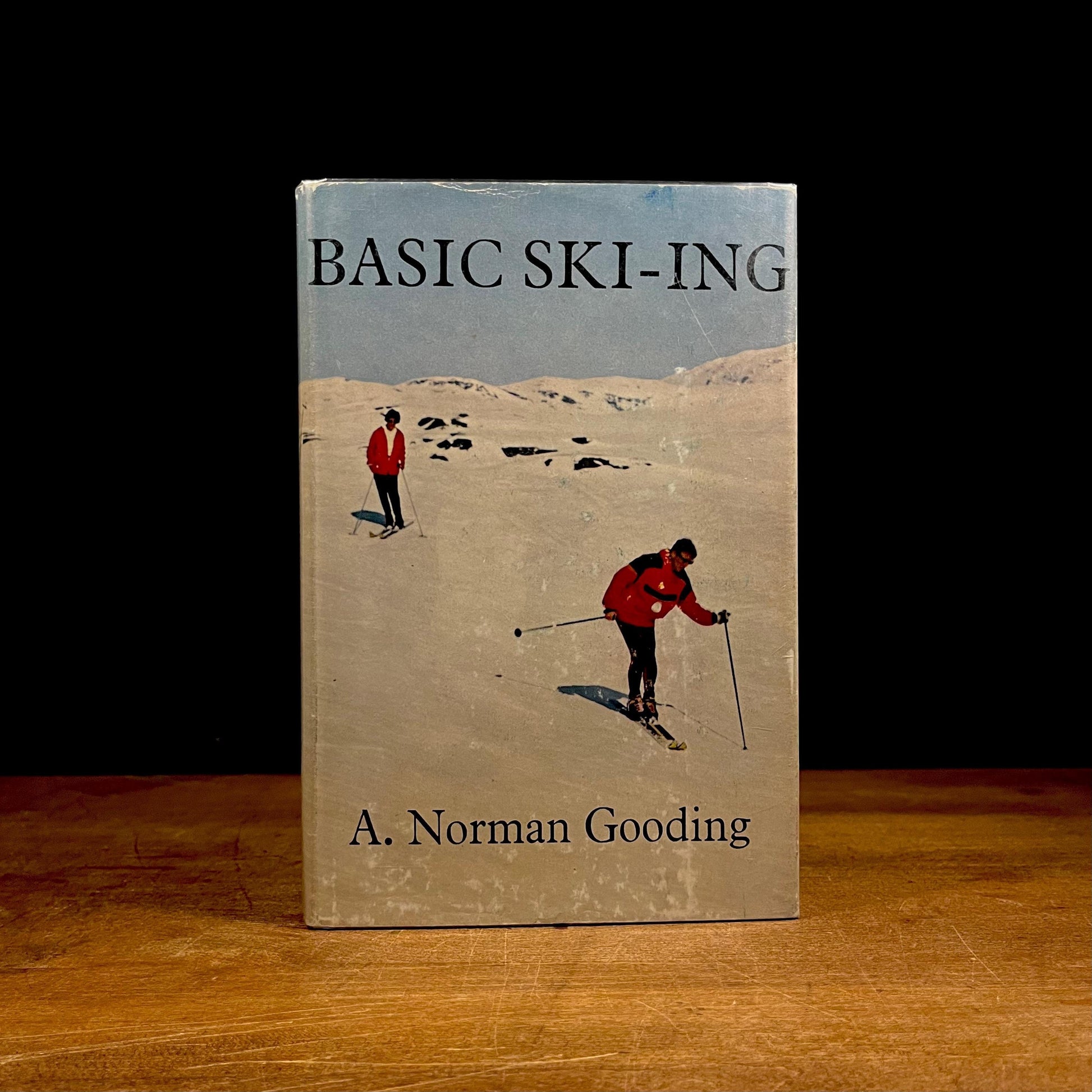 First Printing - Basic Ski-ing  by A. Norman Gooding (1966) Vintage Hardcover Book