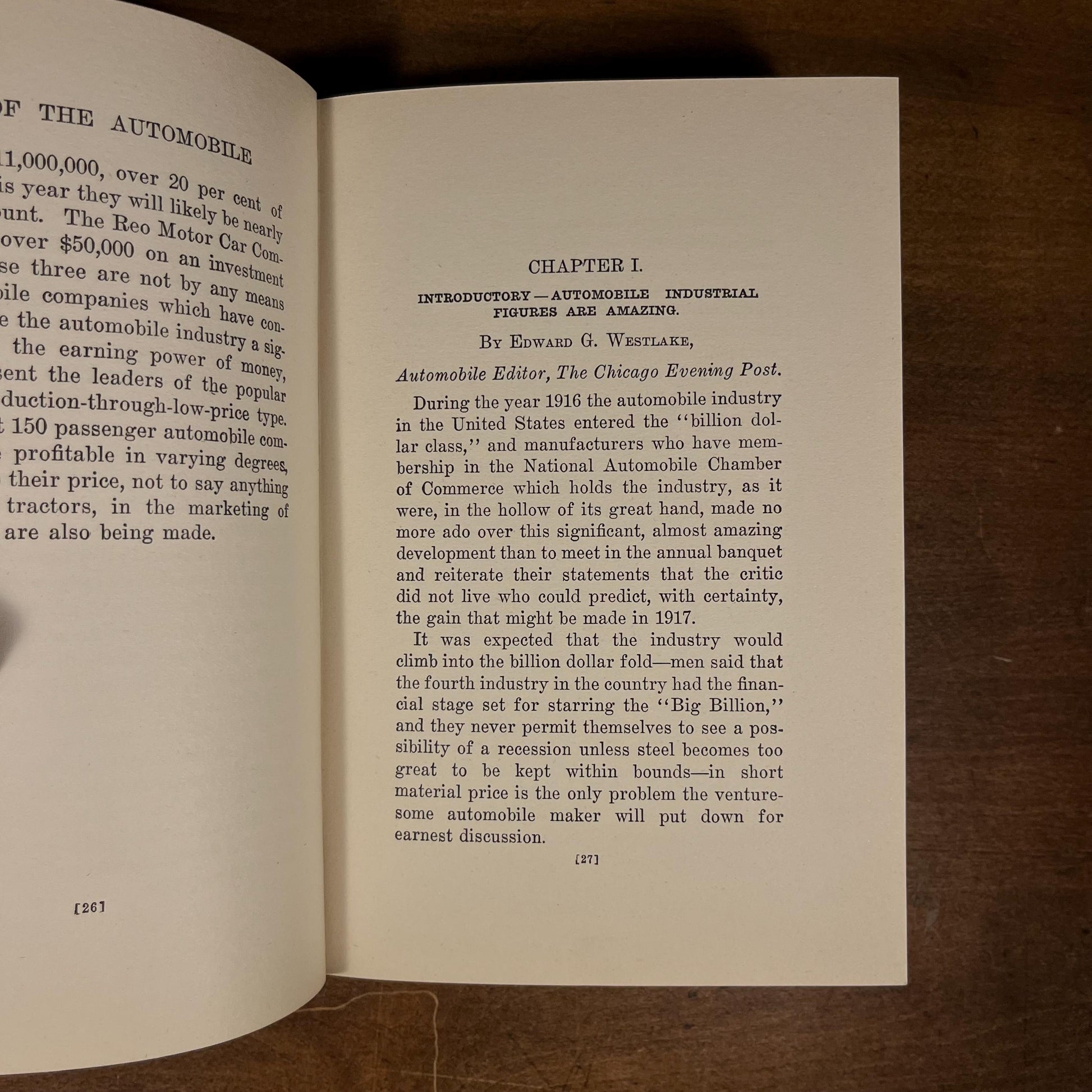 First Edition - The Story of the Automobile by H. L. Barber (1917) Vintage Hardcover Book