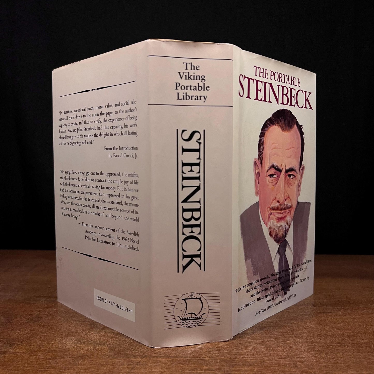 The Portable Steinbeck by Pascal Covici (1980) Vintage Hardcover Book