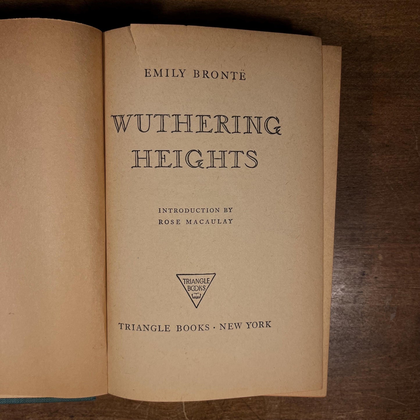 Wuthering Heights by Emily Brontë (1942) Vintage Hardcover Book