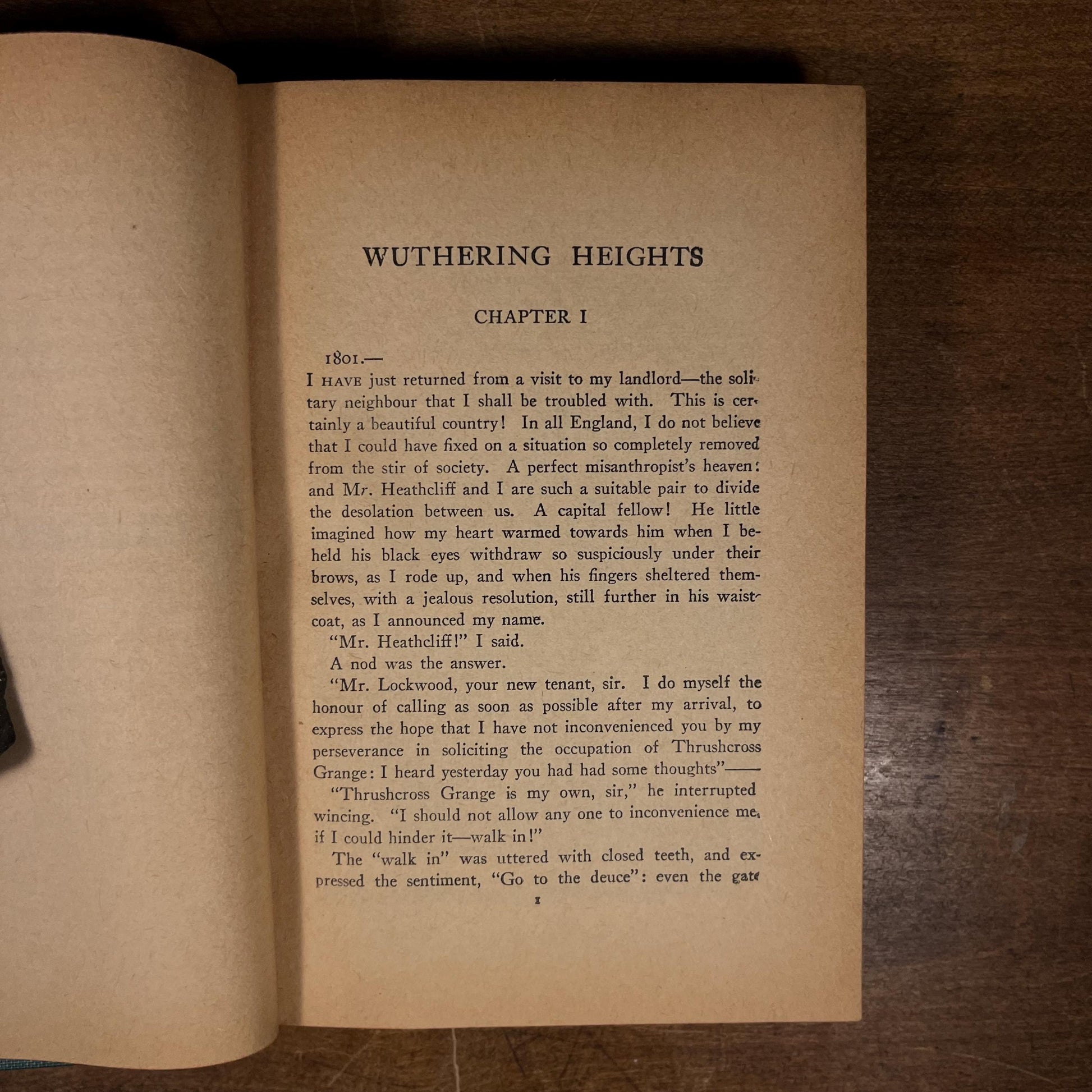 Wuthering Heights by Emily Brontë (1942) Vintage Hardcover Book