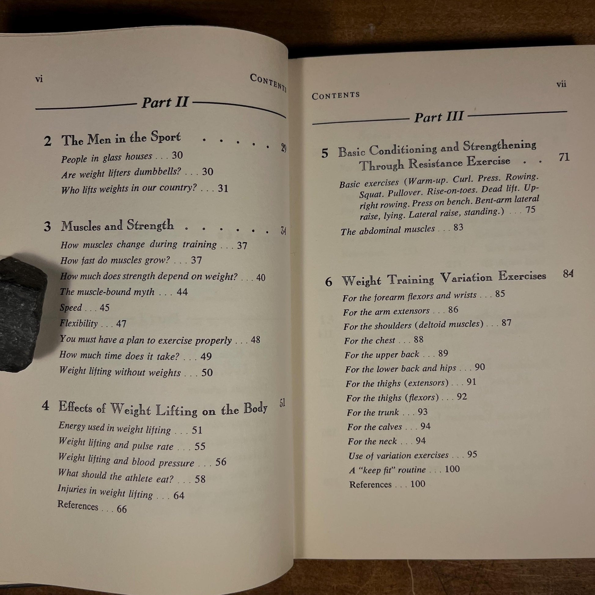 Third Printing - Weight Training in Athletics by James A. Murray and Peter Karpovoch (1959) Vintage Hardcover Book