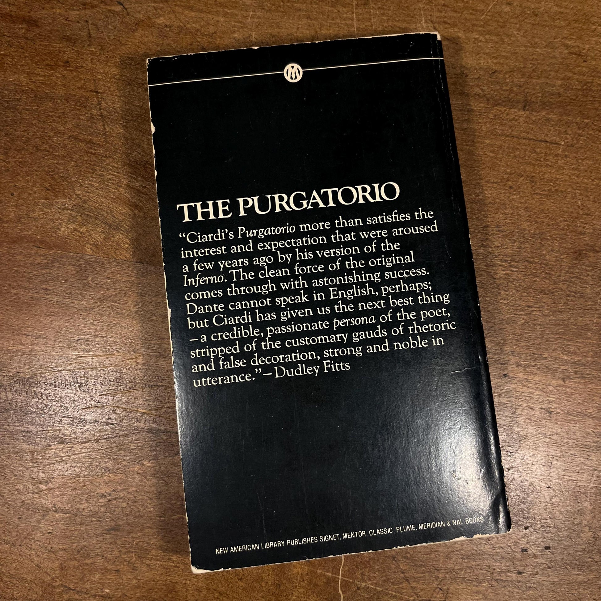 The Purgatorio by Dante Alighieri (1961) Vintage Paperback Book