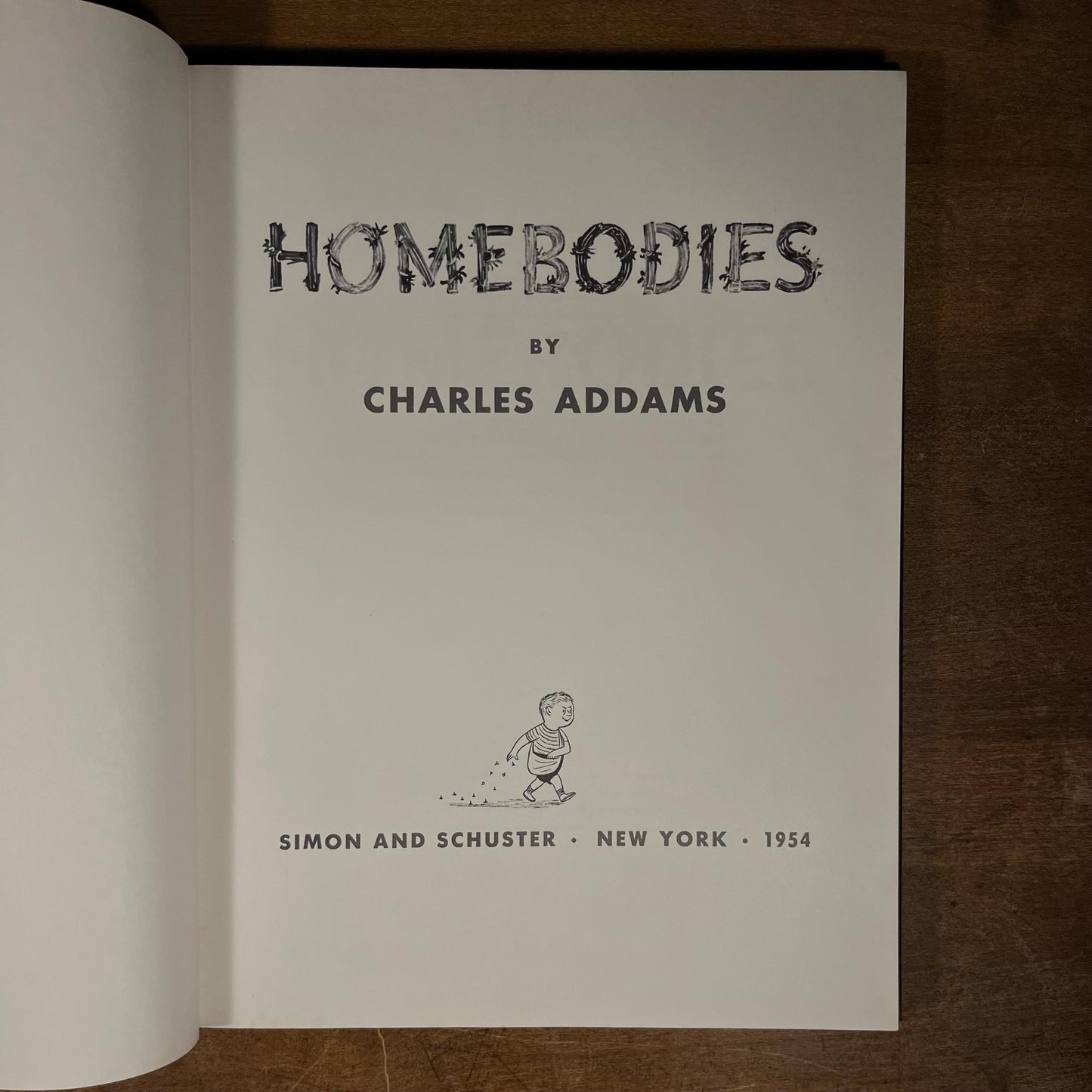 First Printing - Homebodies by Charles Addams (1954) Vintage Hardcover Book