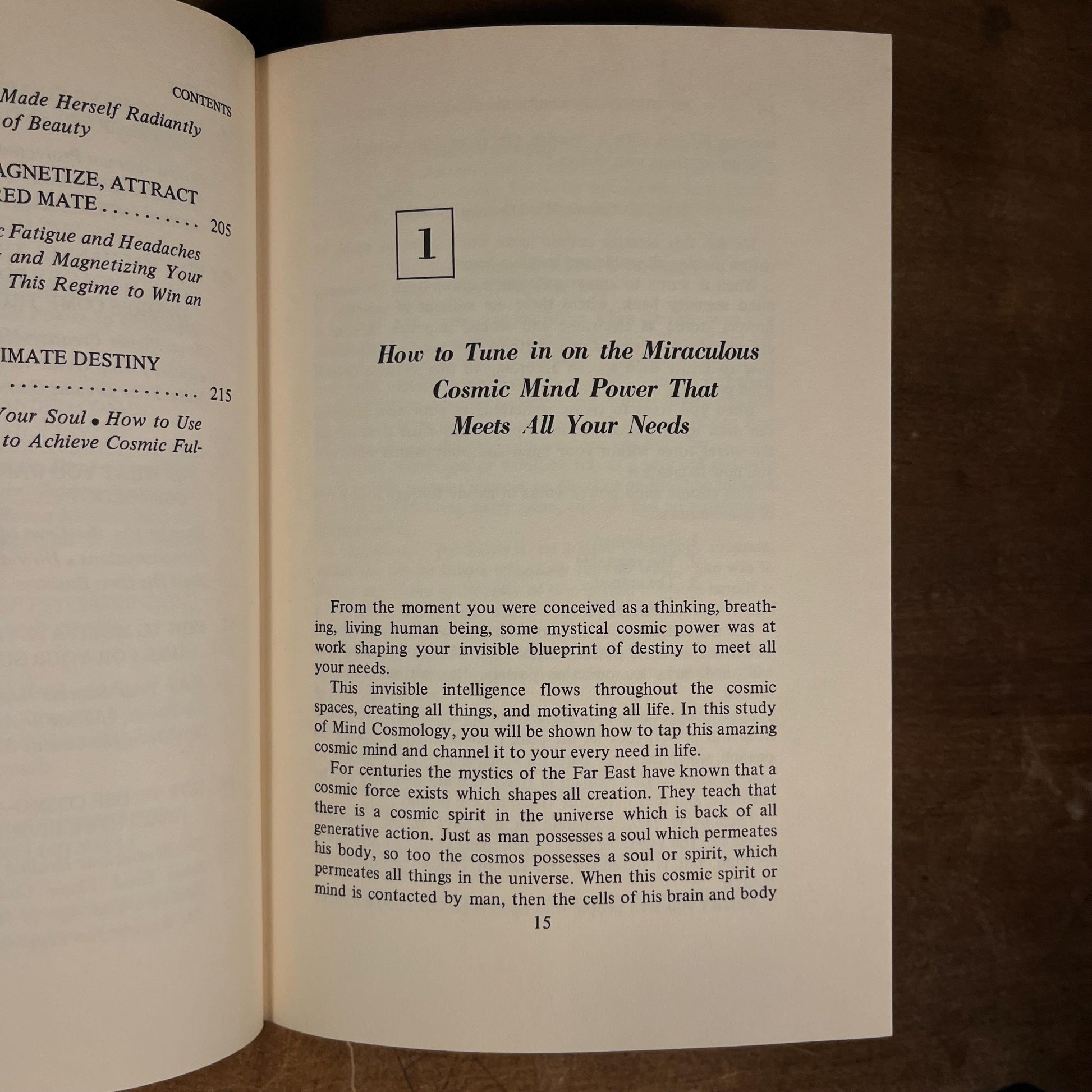 Mind Cosmology by Anthony Norvell (1971) Vintage Hardcover Book