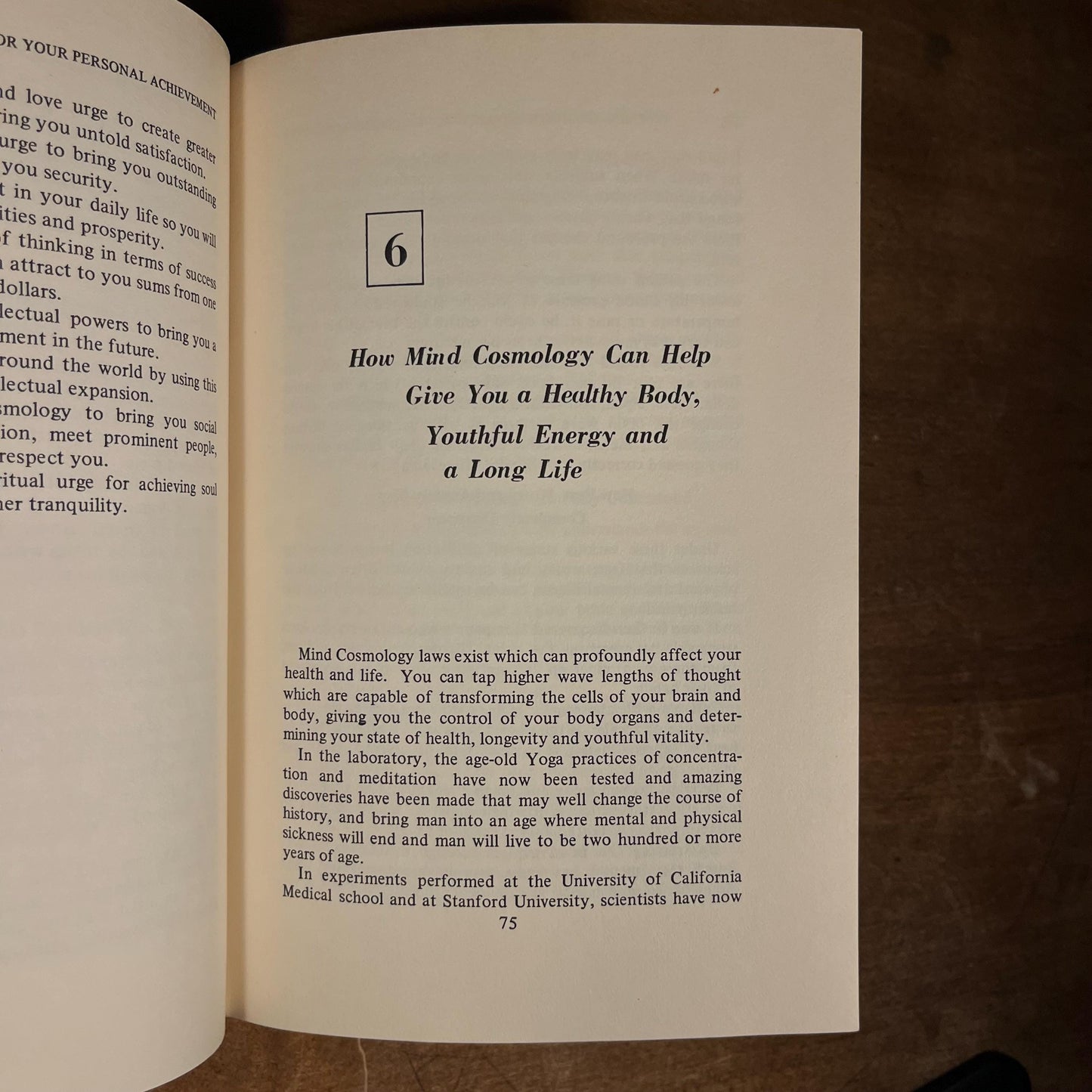 Mind Cosmology by Anthony Norvell (1971) Vintage Hardcover Book