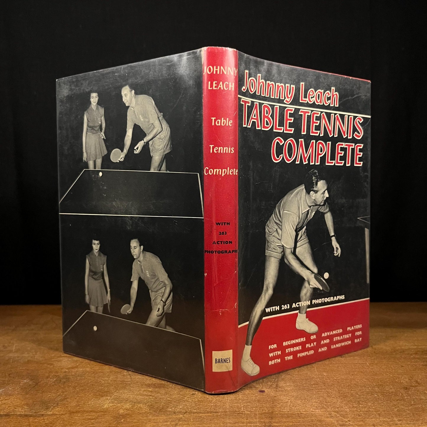 First Printing - Table Tennis Complete by Johnny Leach (1960) Vintage Hardcover Book