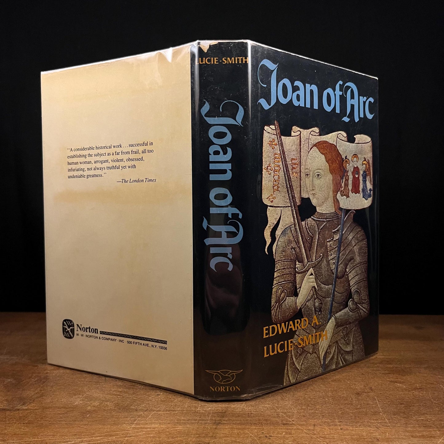 First American Printing - Joan of Arc by Edward A. Lucie-Smith (1977) Vintage Hardcover Book