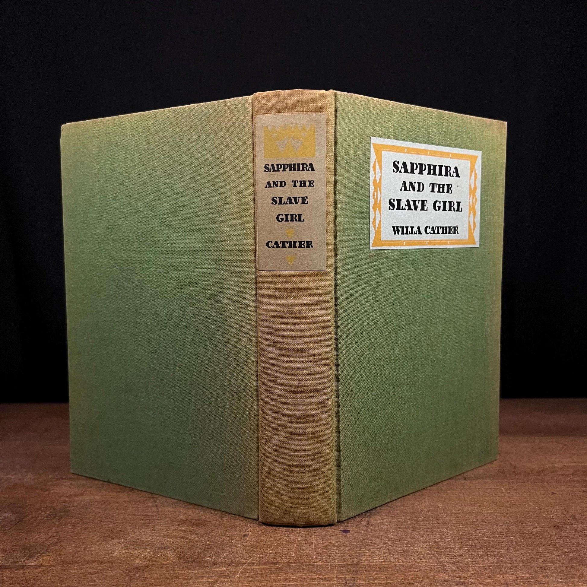 First Printing - Sapphira and the Slave Girl by Willa Cather (1940) Vintage Hardcover Book