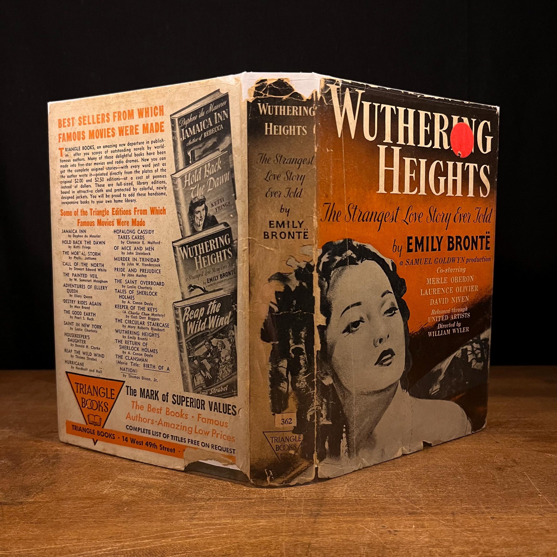 Wuthering Heights by Emily Brontë (1942) Vintage Hardcover Book