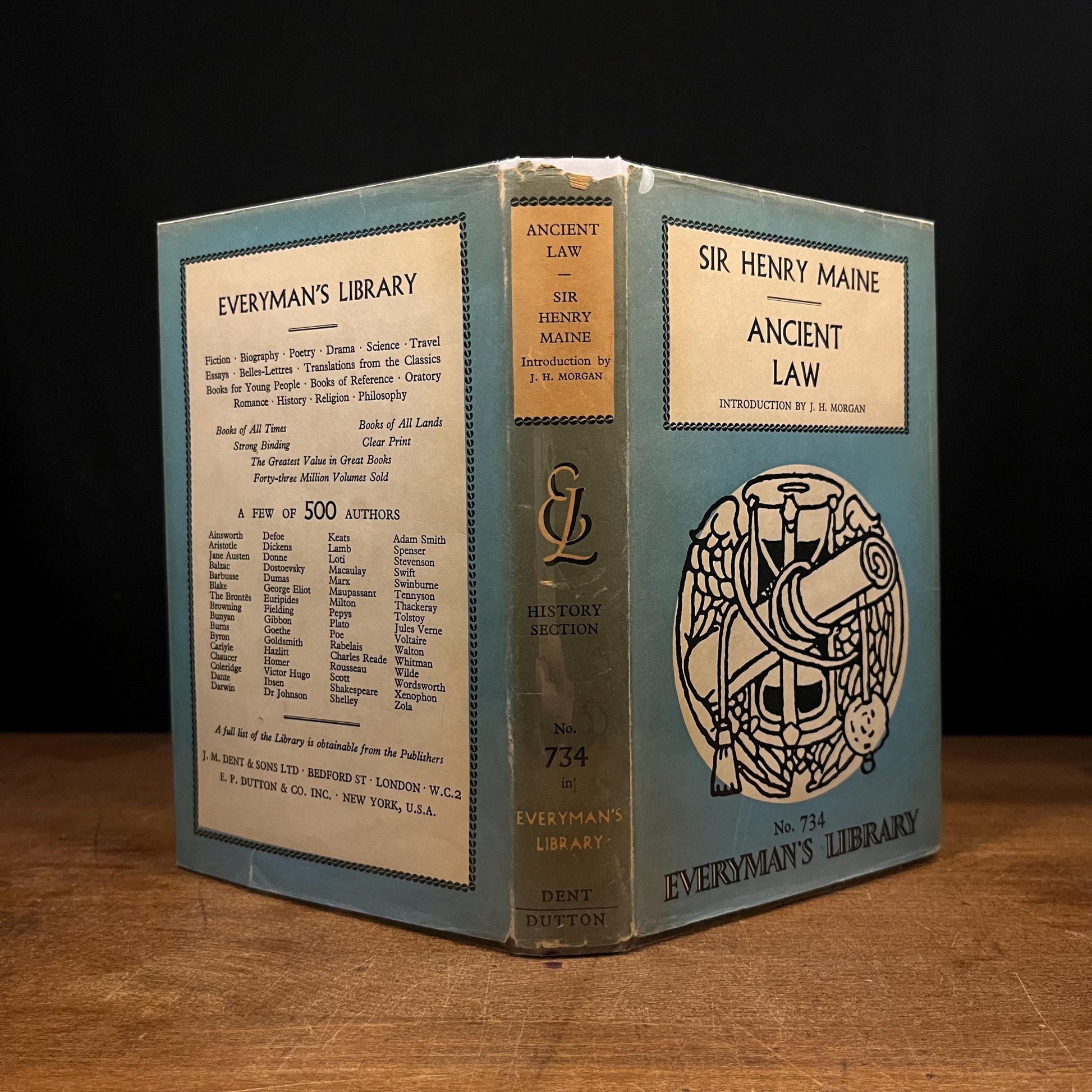 Everyman’s Library - Ancient Law / Sir Henry Maine (1960) Vintage Hardcover Book