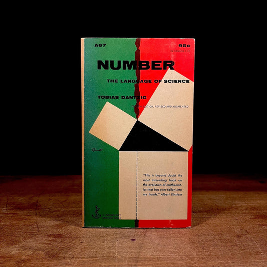 Number: The Language of Science / Tobias Dantzig (1956) Vintage Paperback Book