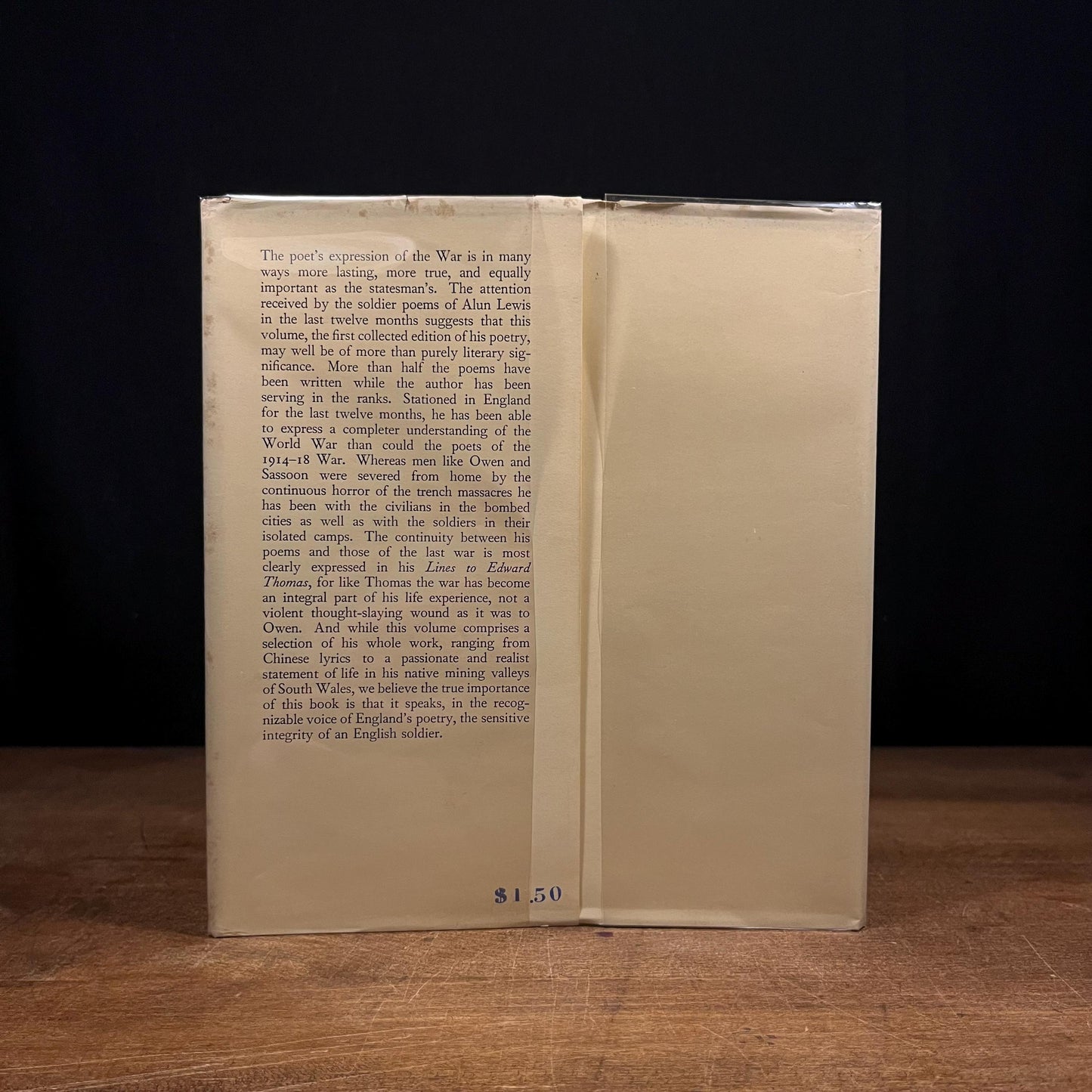 First American Printing - Raiders’ Dawn and Other Poems / Alun Lewis (1942) Vintage Hardcover Book