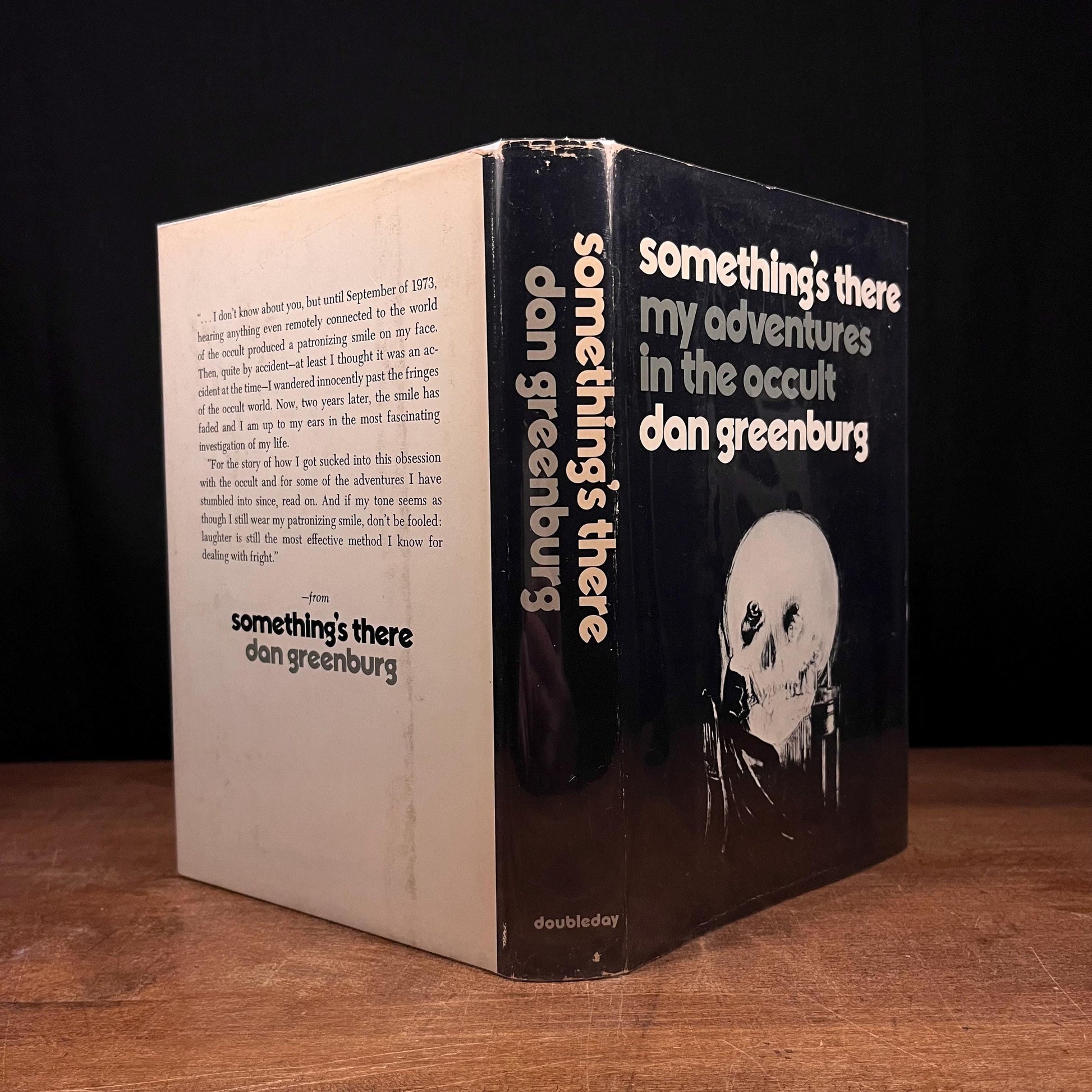 First Printing - Something’s There: My Adventures in the Occult by Dan Greenberg (1976) Vintage Hardcover Book