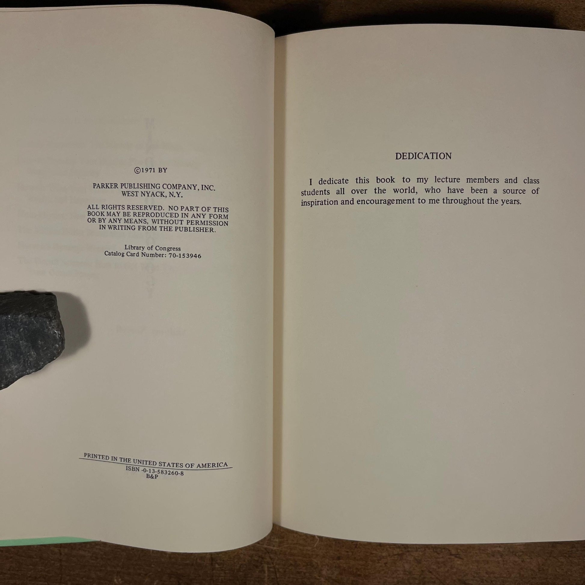 Mind Cosmology by Anthony Norvell (1971) Vintage Hardcover Book