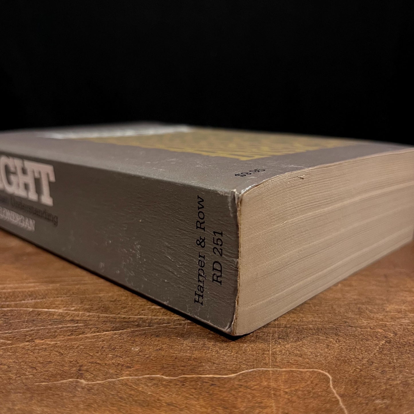 Insight: A Study of Human Understanding / Bernard J. F. Linergan (1978) Vintage Paperback Book