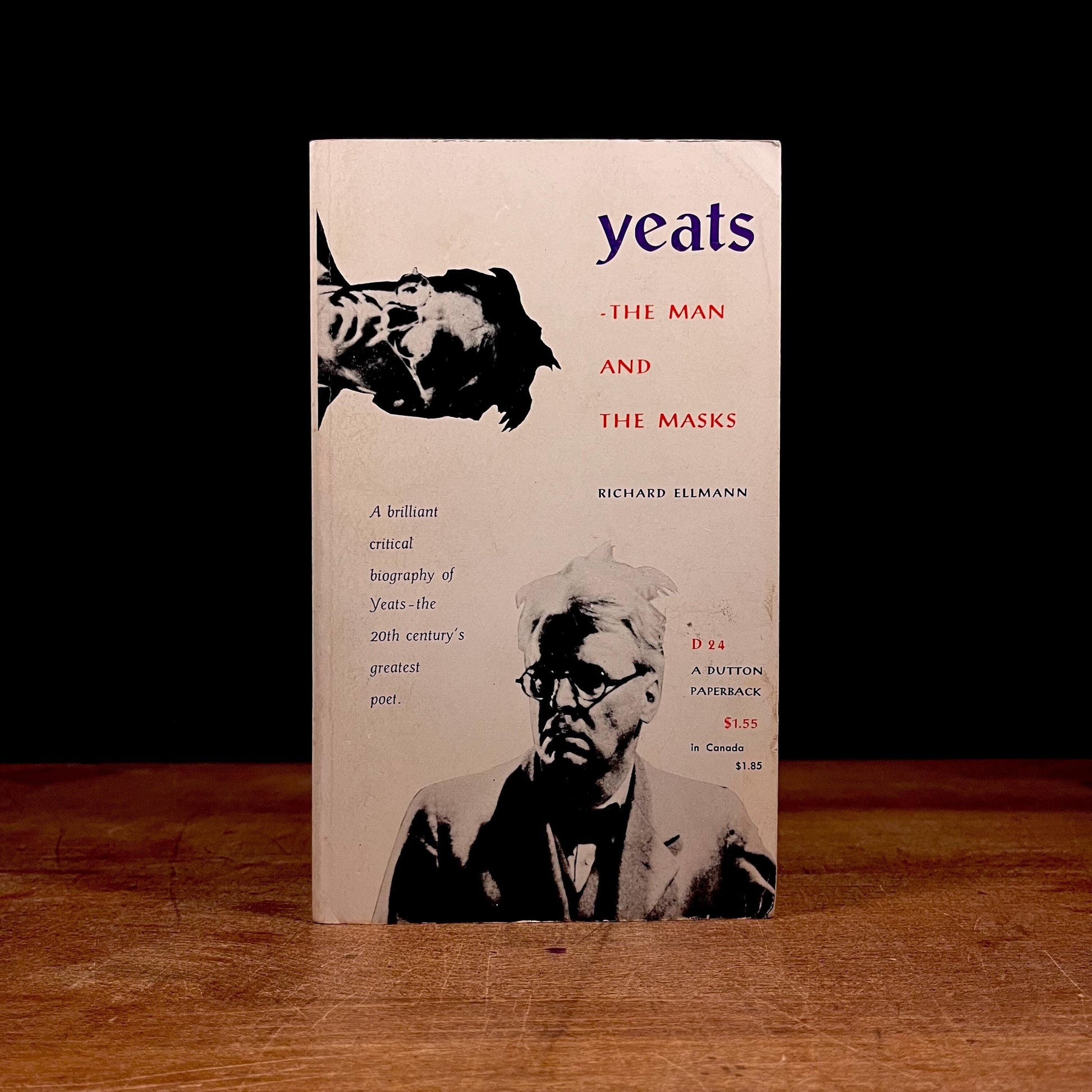 Yeats: The Man and the Masks by Richard Ellmann (1948) Vintage Paperback Book