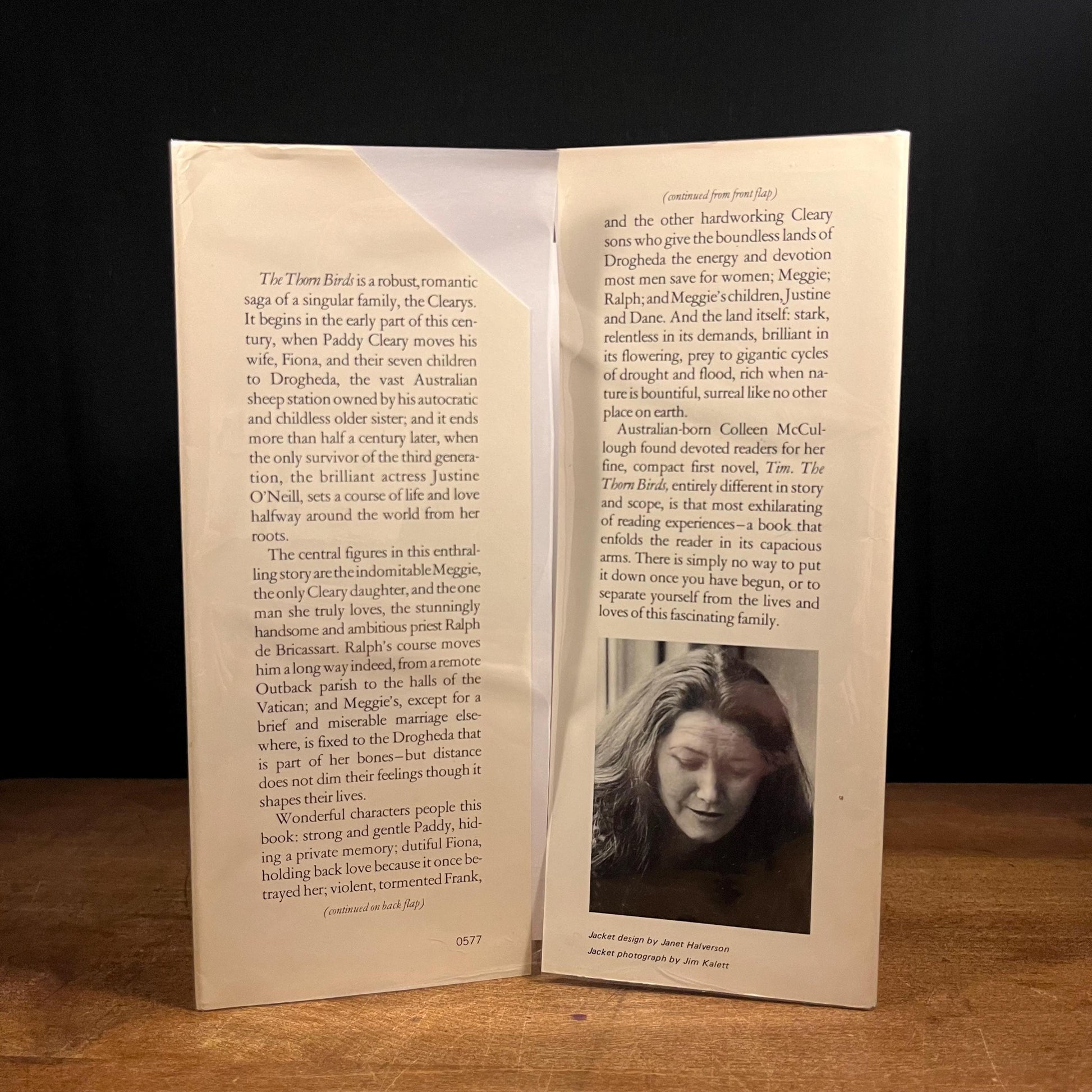 First Printing - The Thorn Birds / Colleen McCullough (1977) Vintage Hardcover Book