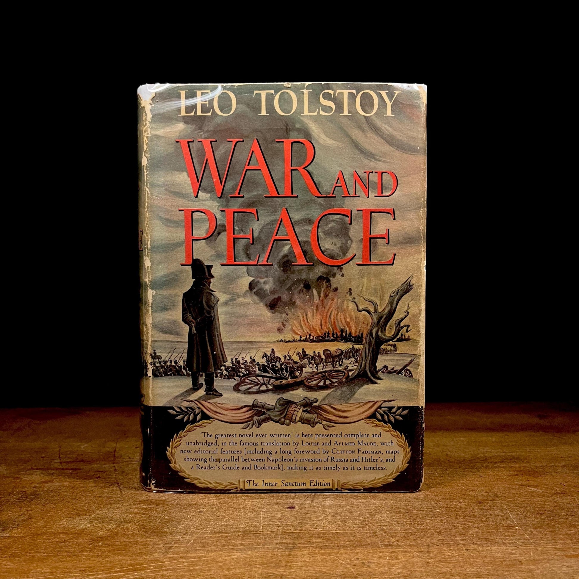 War and Peace by Leo Tolstoy (1958) Vintage Hardcover Book