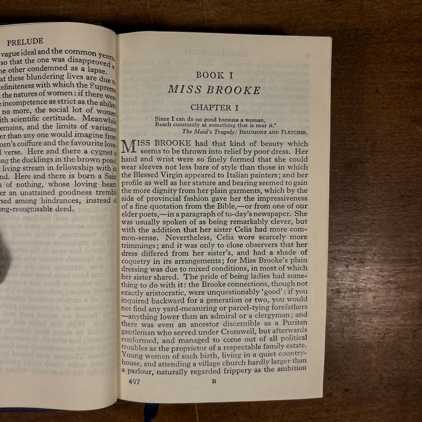 Middlemarch: A Study in Provincial Life by George Eliot (1956) Vintage Hardcover Book