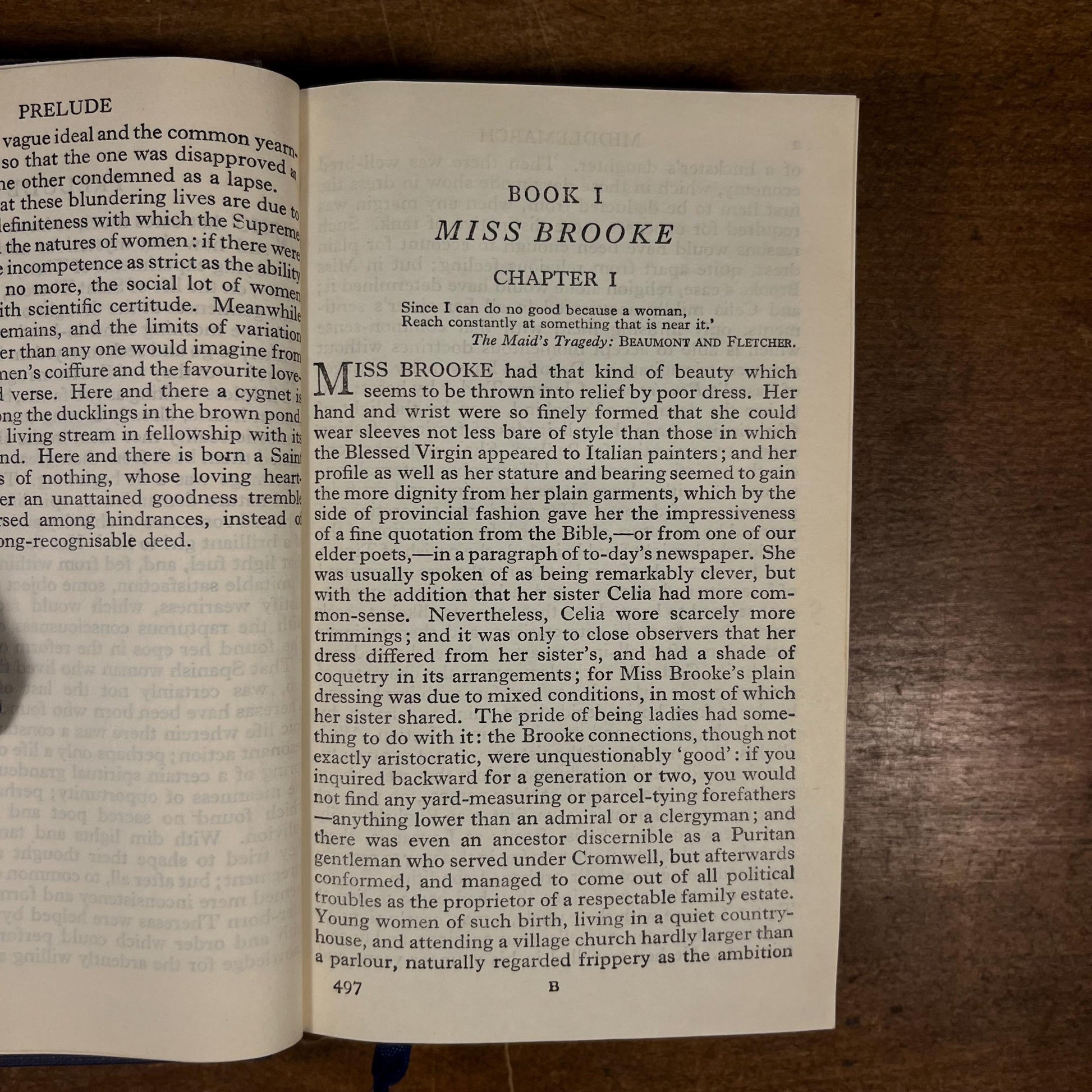 Middlemarch: A Study in Provincial Life by George Eliot (1956) Vintage Hardcover Book