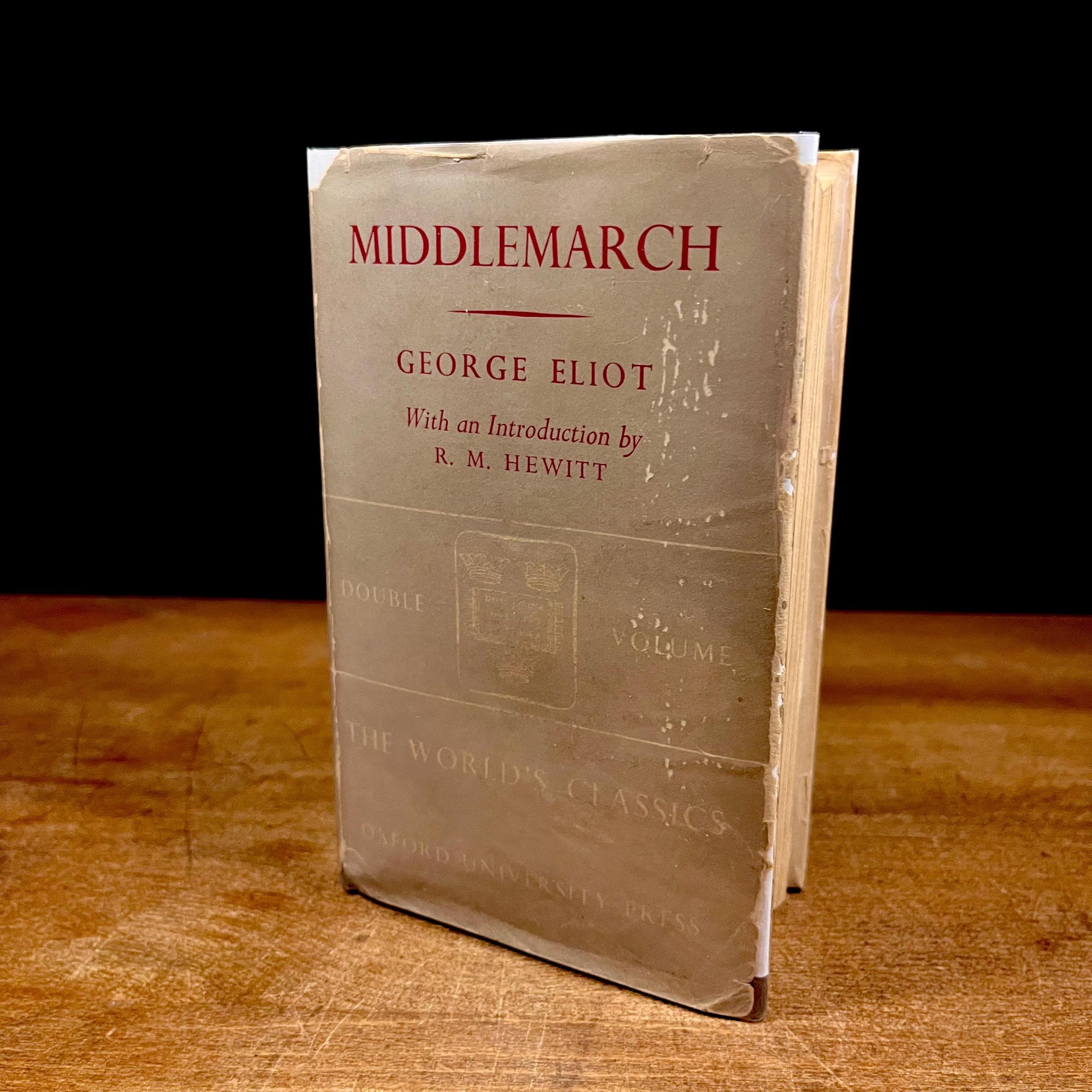 Middlemarch: A Study in Provincial Life by George Eliot (1956) Vintage Hardcover Book
