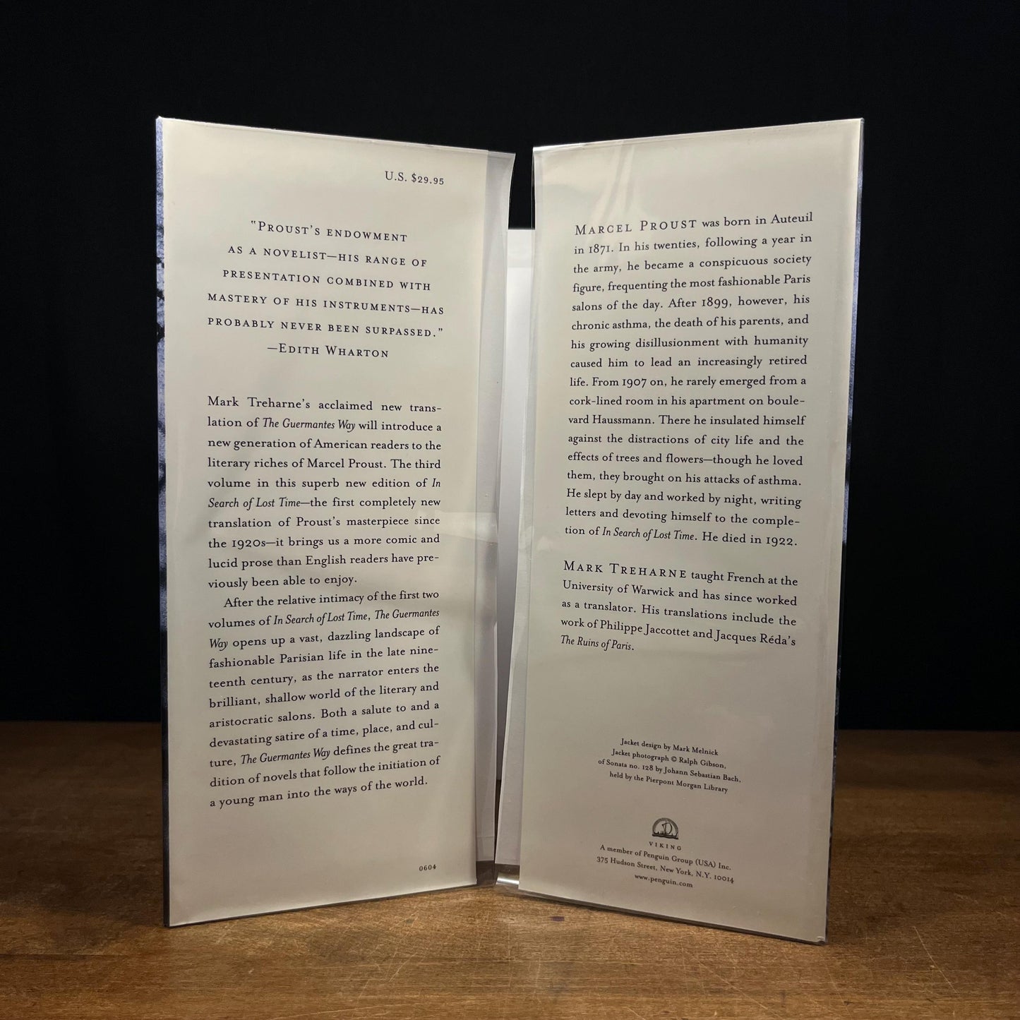 First American Printing - The Guermantes Way / Marcel Proust; Translated with an Introduction by Mark Treharne (2004) Vintage Hardcover Book