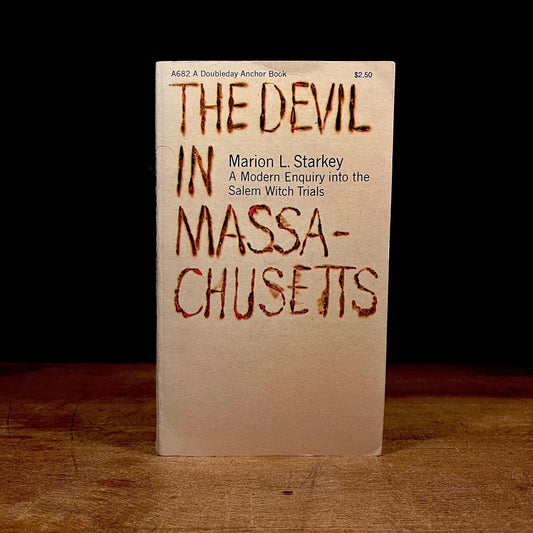 The Devil in Massachusetts: A Modern Inquiry into the Salem Witch Trials / Marion L. Starkley (1980) Vintage Paperback Book