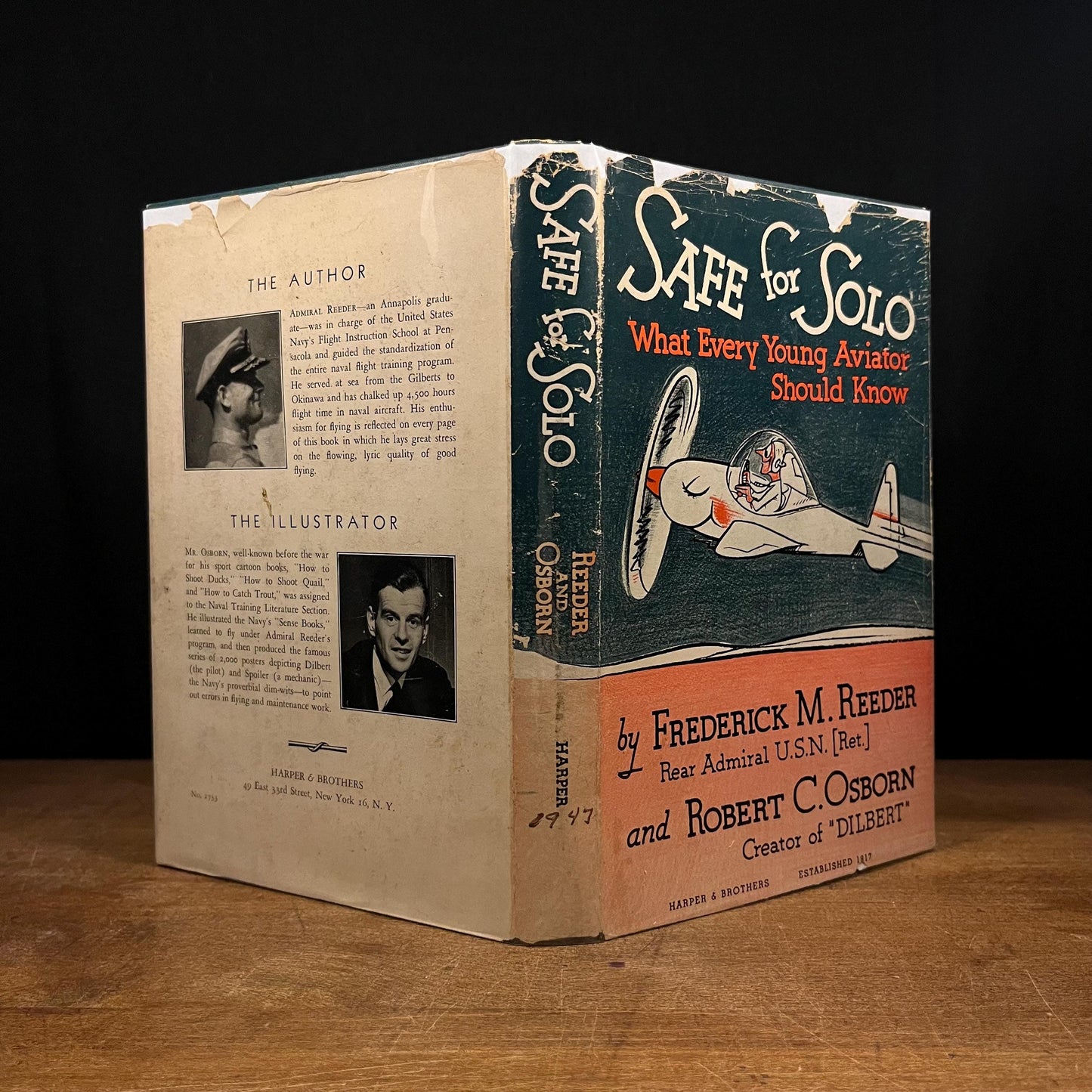 Early Printing - Safe for Solo: What Every Young Aviator Should Know / Frederick M. Reeder and Robert Osborn (1947) Vintage Hardcover Book
