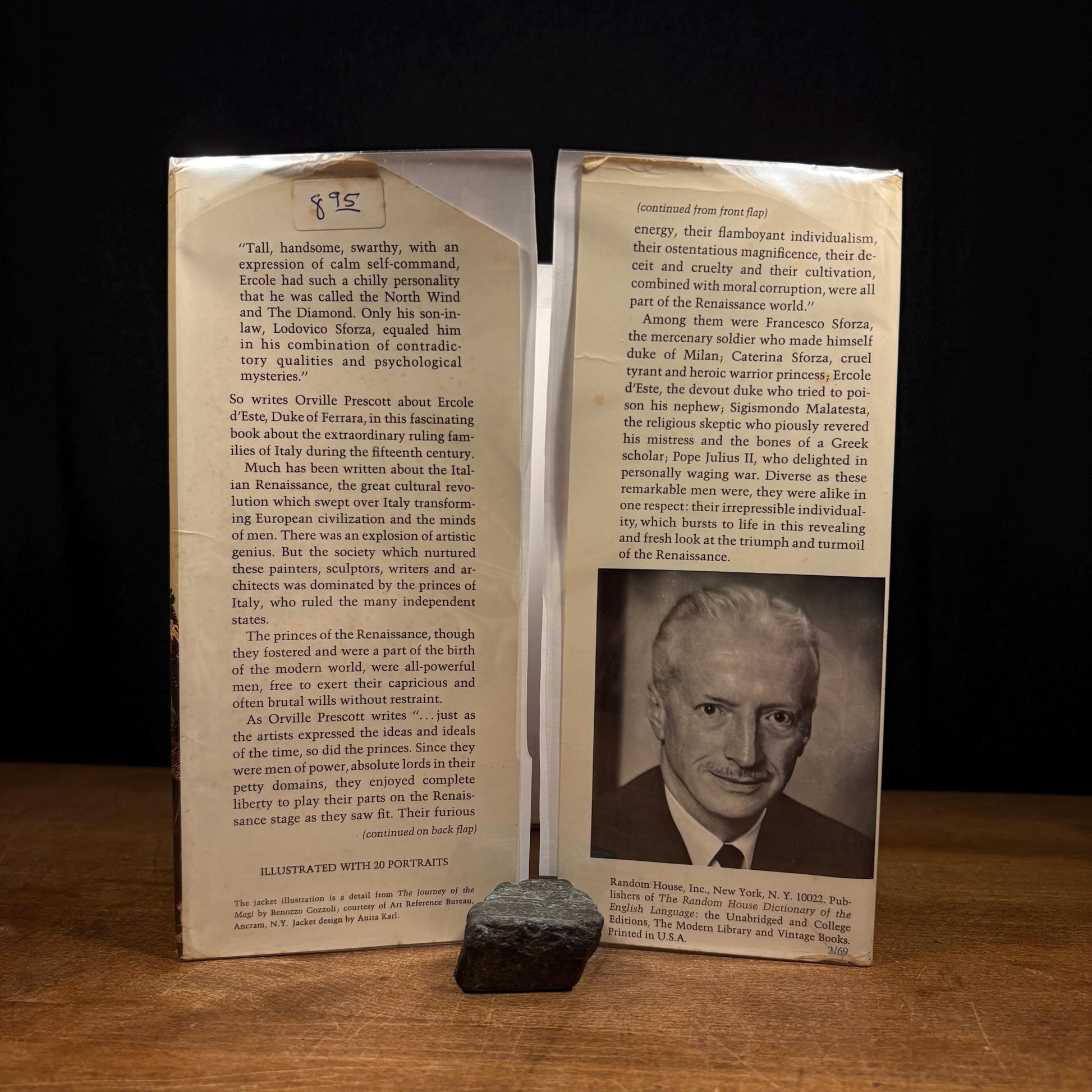 First Printing - Princes of the Renaissance / Orville Prescott (1969) Vintage Hardcover Book