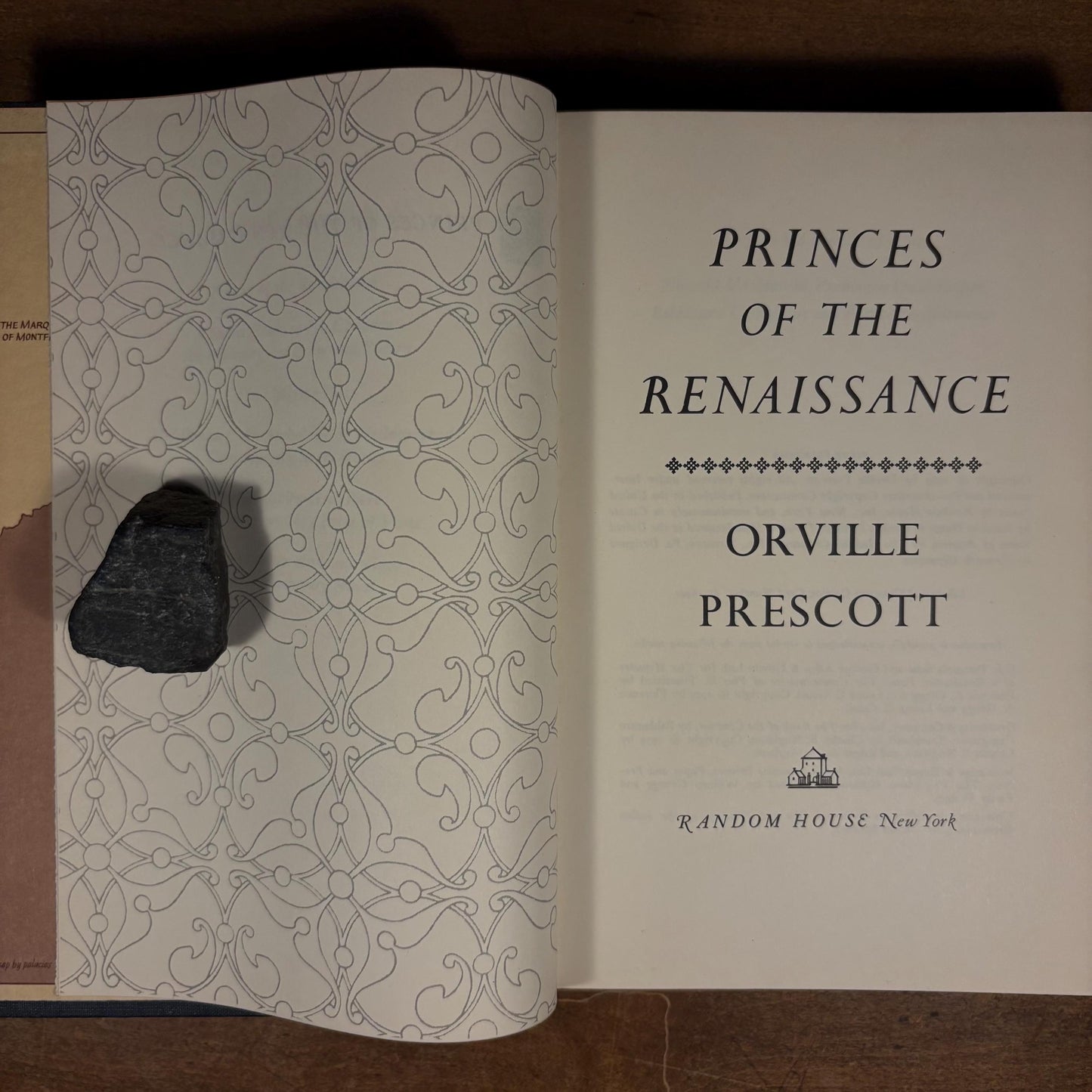 First Printing - Princes of the Renaissance / Orville Prescott (1969) Vintage Hardcover Book