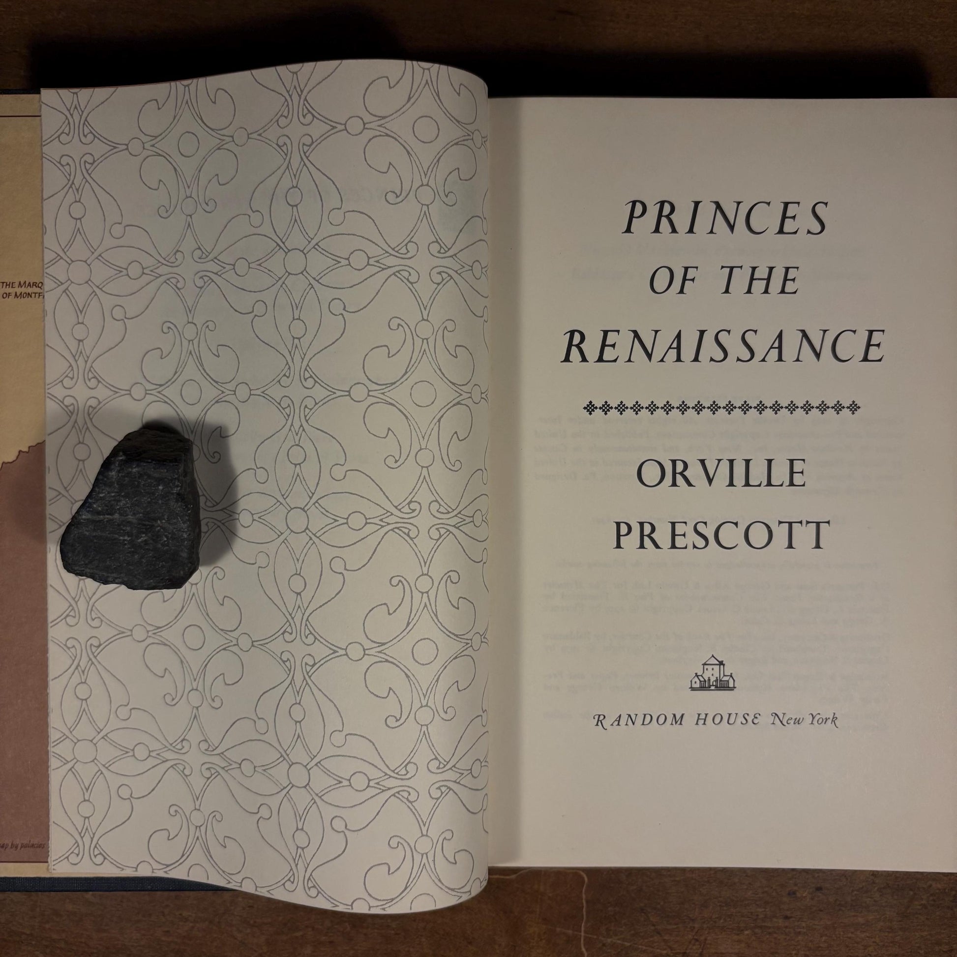First Printing - Princes of the Renaissance / Orville Prescott (1969) Vintage Hardcover Book