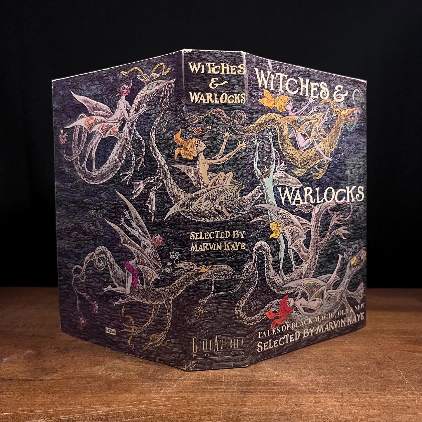 Witches & Warlocks: Tales of Black Magic, Old and New / Marvin Kaye (1989) Vintage Hardcover Book