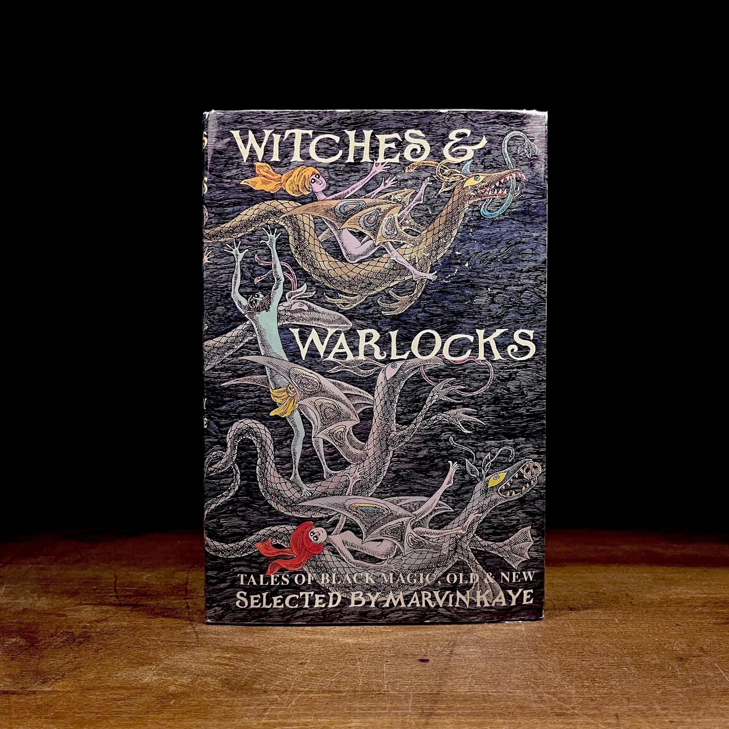 Witches & Warlocks: Tales of Black Magic, Old & New / Marvin Kaye (1989) Vintage Hardcover Book