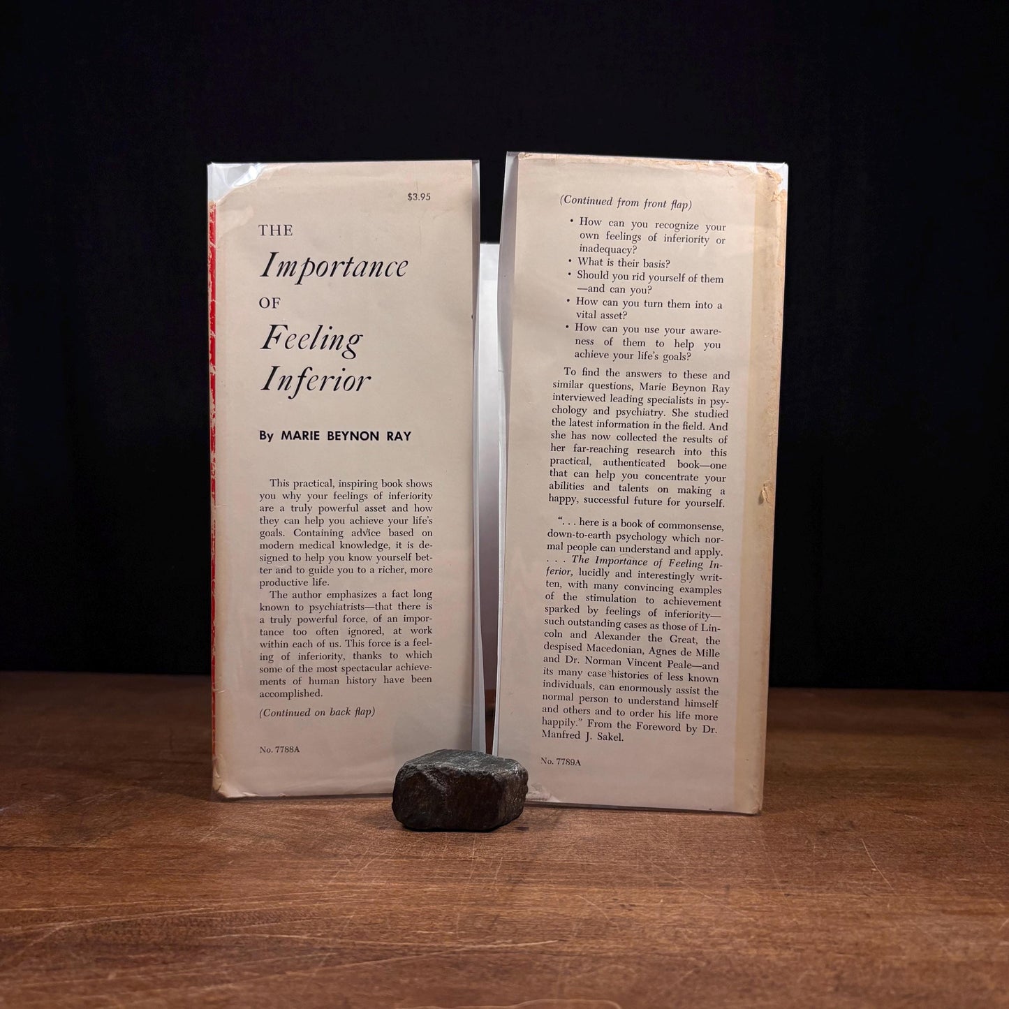 Early Printing - The Importance of Feeling Inferior / Marie Beynon Ray (1957) Vintage Hardcover Book