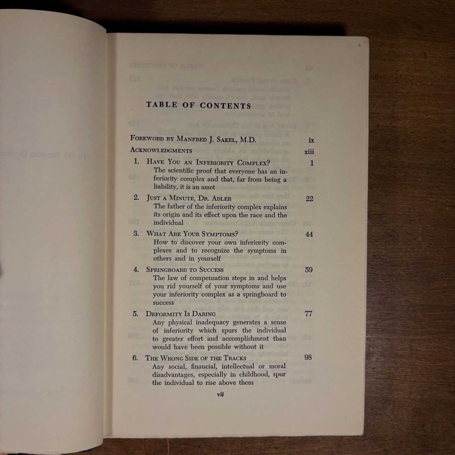 Early Printing - The Importance of Feeling Inferior / Marie Beynon Ray (1957) Vintage Hardcover Book