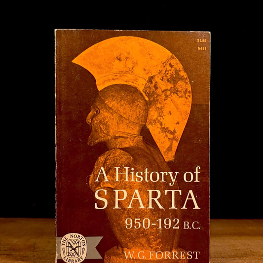 A History of Sparta, 950-192 B.C. / W. G. Forrest (1969) Vintage Paperback Book