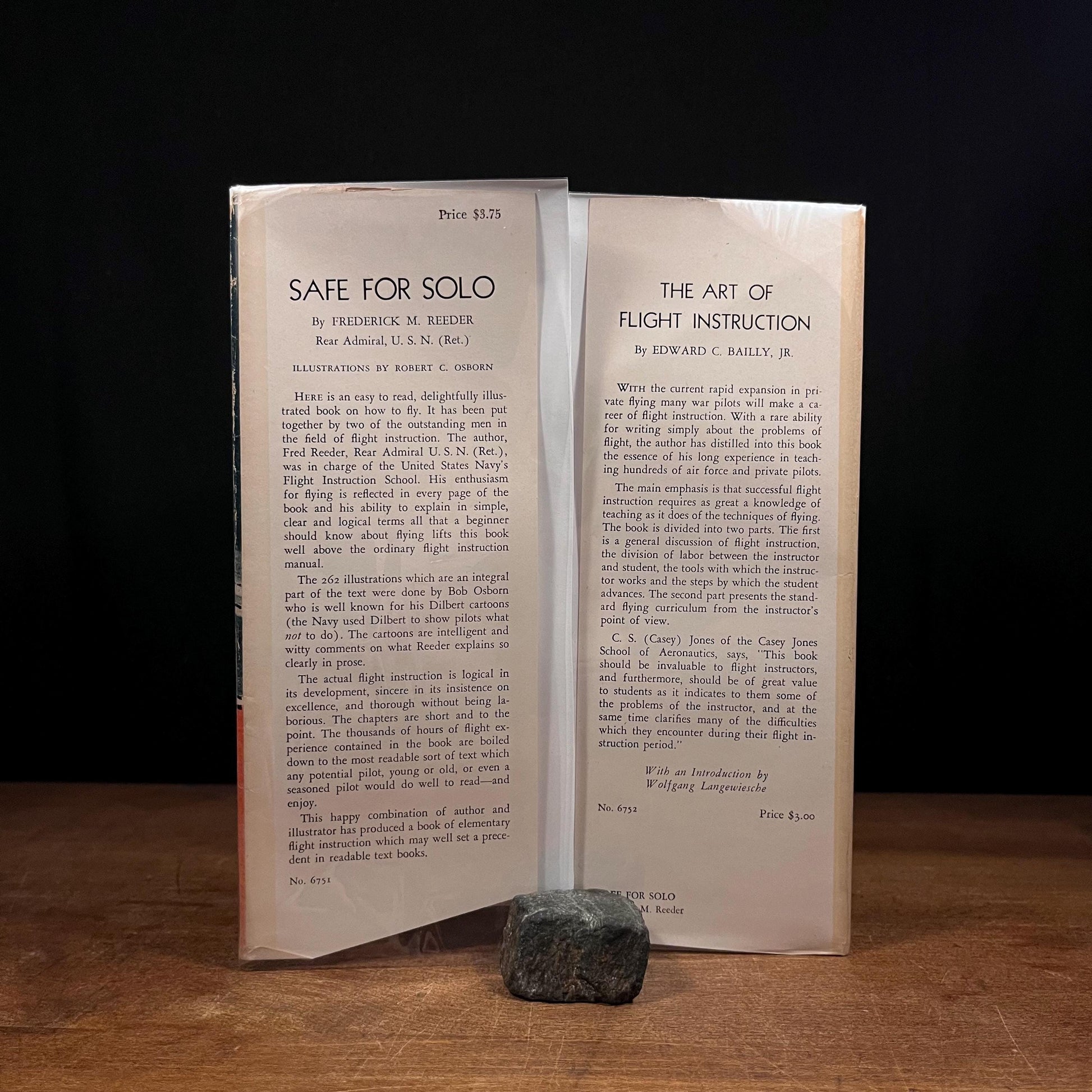 Early Printing - Safe for Solo: What Every Young Aviator Should Know / Frederick M. Reeder and Robert Osborn (1947) Vintage Hardcover Book